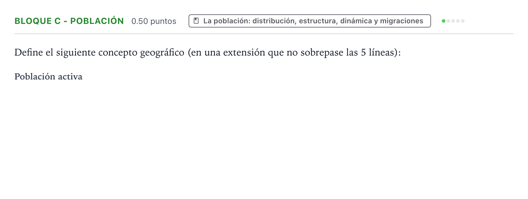Enunciado: Bloque C - Población · Geografía PAU País Vasco Ordinaria 2021