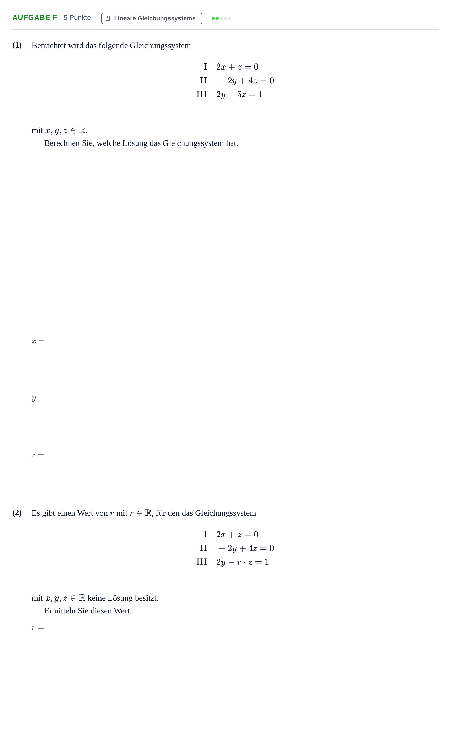 Aufgabenstellung: Aufgabe f · Abitur NRW Mathematik LK · Haupttermin · CAS · Weiterbildungsk 2023