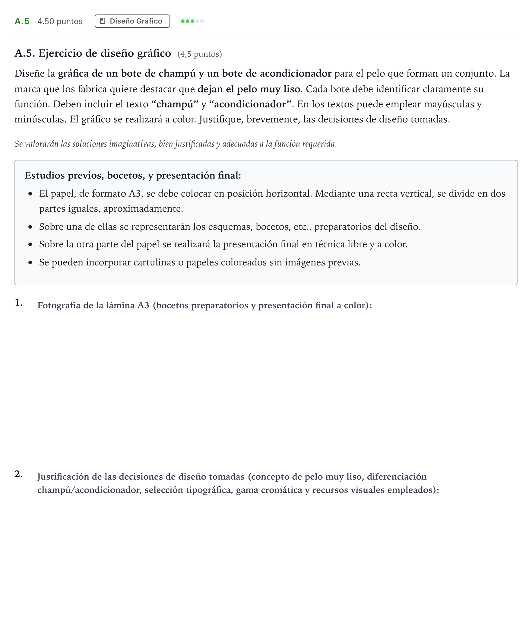 Enunciado: Ejercicio A.5 · Diseño PAU Madrid Extraordinaria 2021