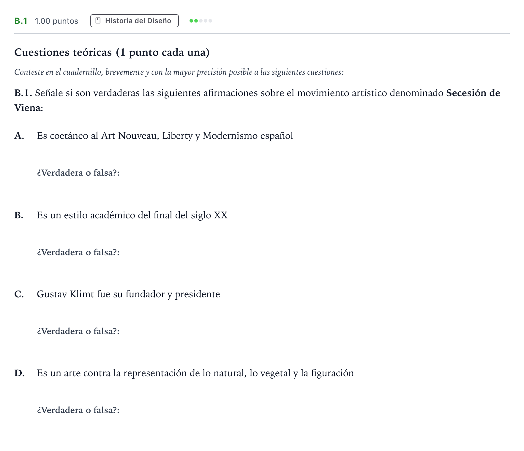 Enunciado: Ejercicio B.1 · Diseño PAU Madrid Extraordinaria 2021