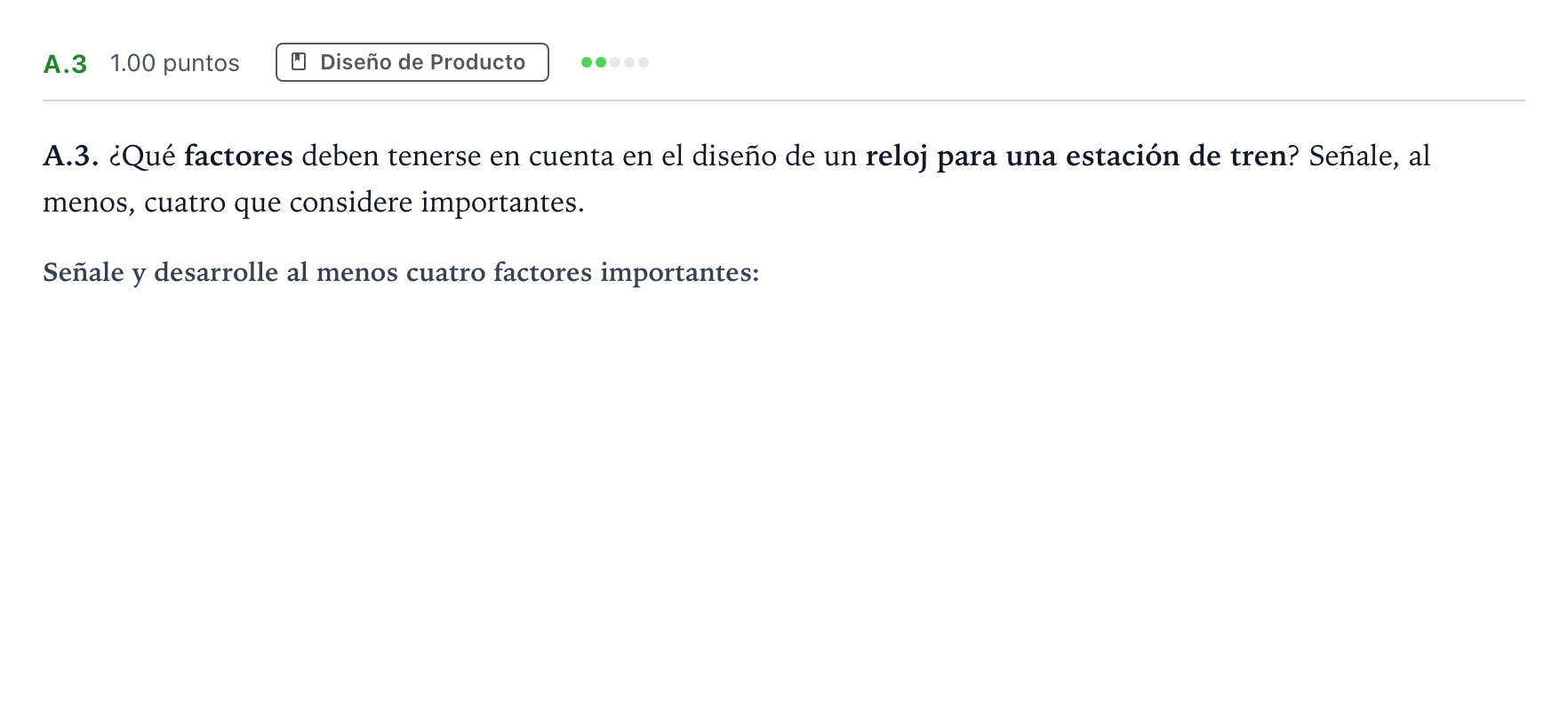 Enunciado: Ejercicio A.3 · Diseño PAU Madrid Modelo 2021