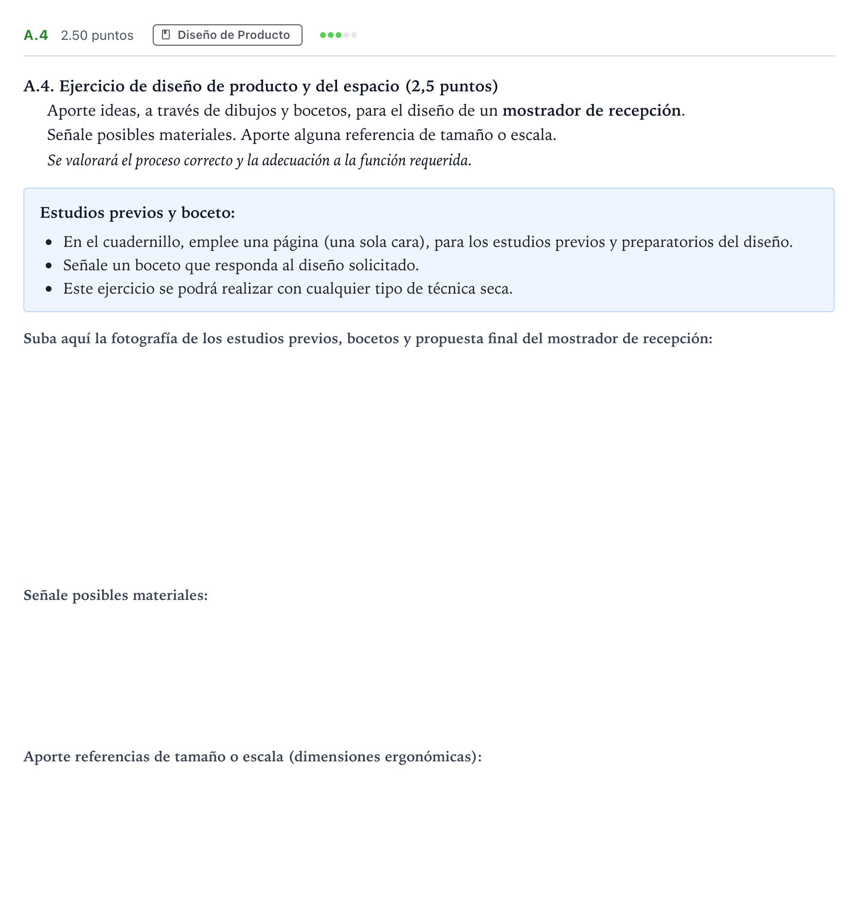Enunciado: Ejercicio A.4 · Diseño PAU Madrid Modelo 2021