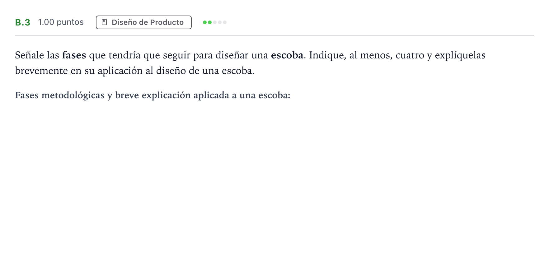 Enunciado: Ejercicio B.3 · Diseño PAU Madrid Modelo 2021