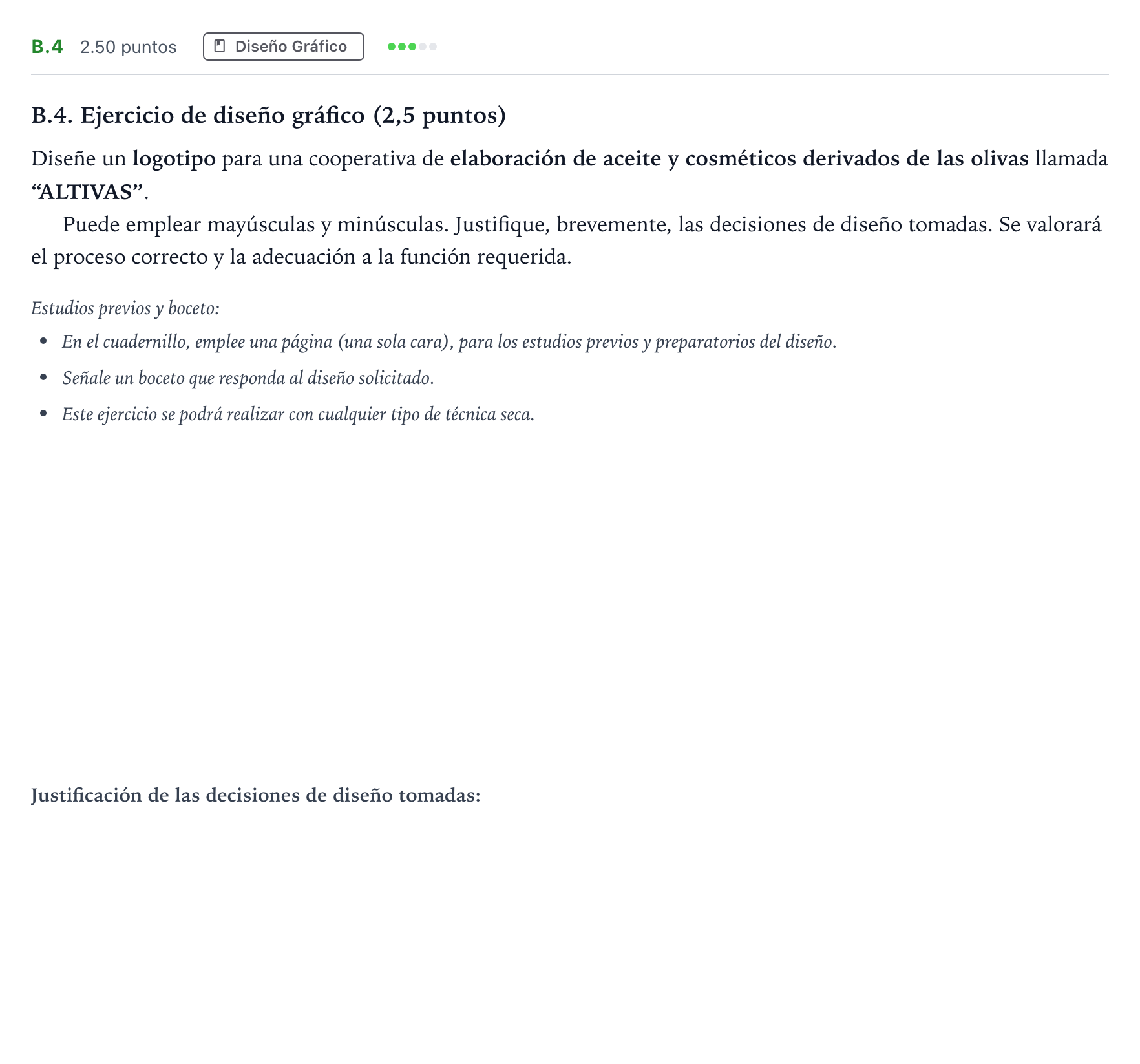 Enunciado: Ejercicio B.4 · Diseño PAU Madrid Ordinaria 2021