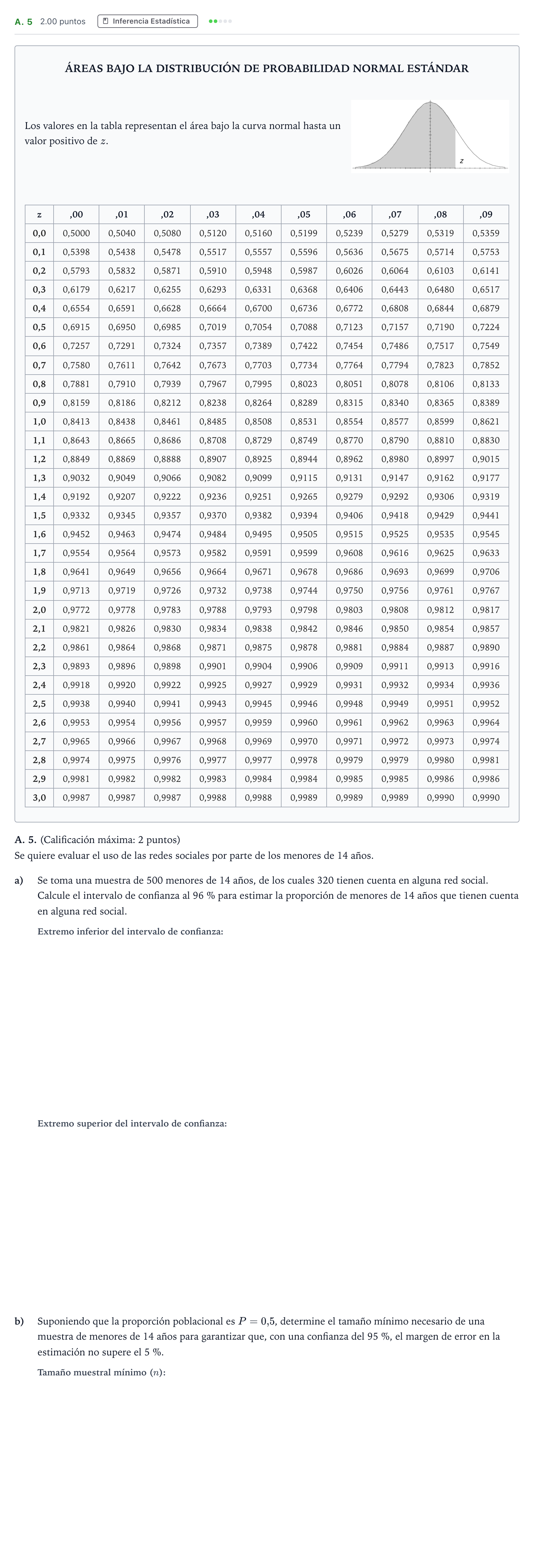 Enunciado: Ejercicio A. 5 · Matemáticas aplicadas a las Ciencias Sociales II PAU Madrid Ordinaria 2021