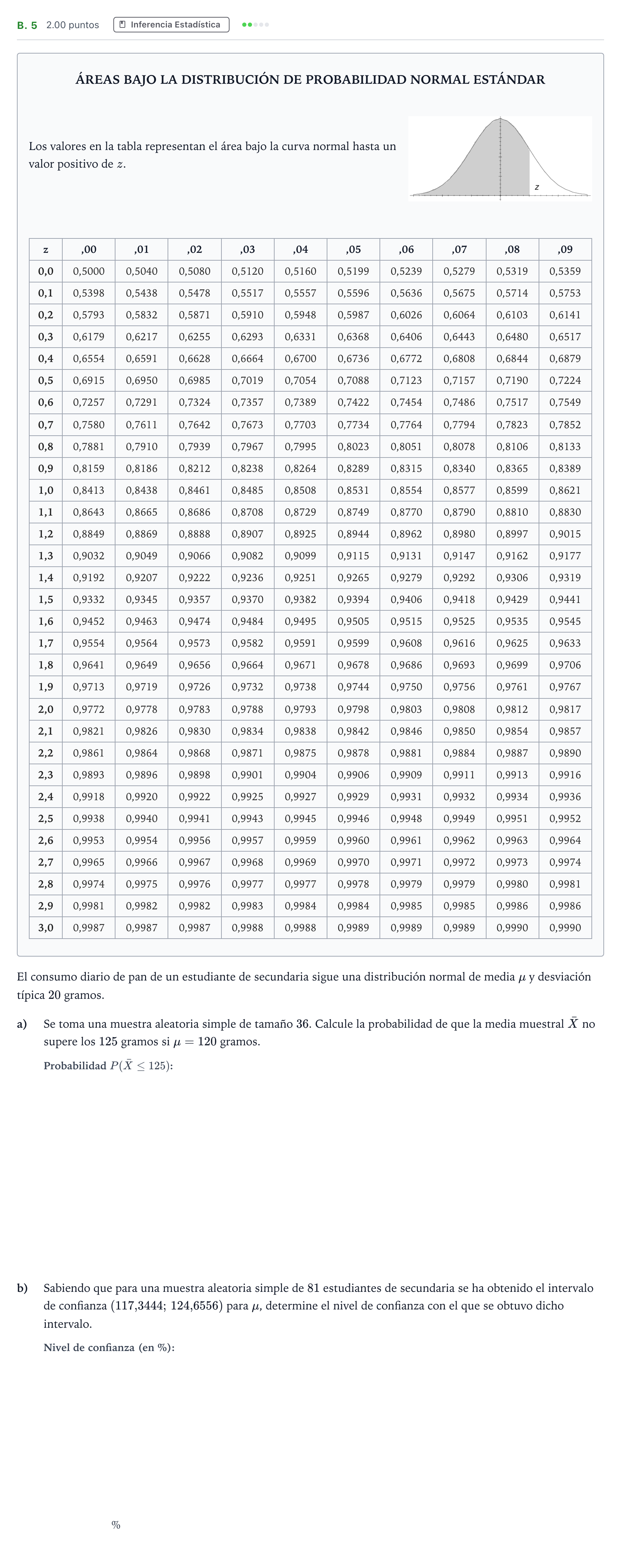 Enunciado: Ejercicio B. 5 · Matemáticas aplicadas a las Ciencias Sociales II PAU Madrid Ordinaria 2021