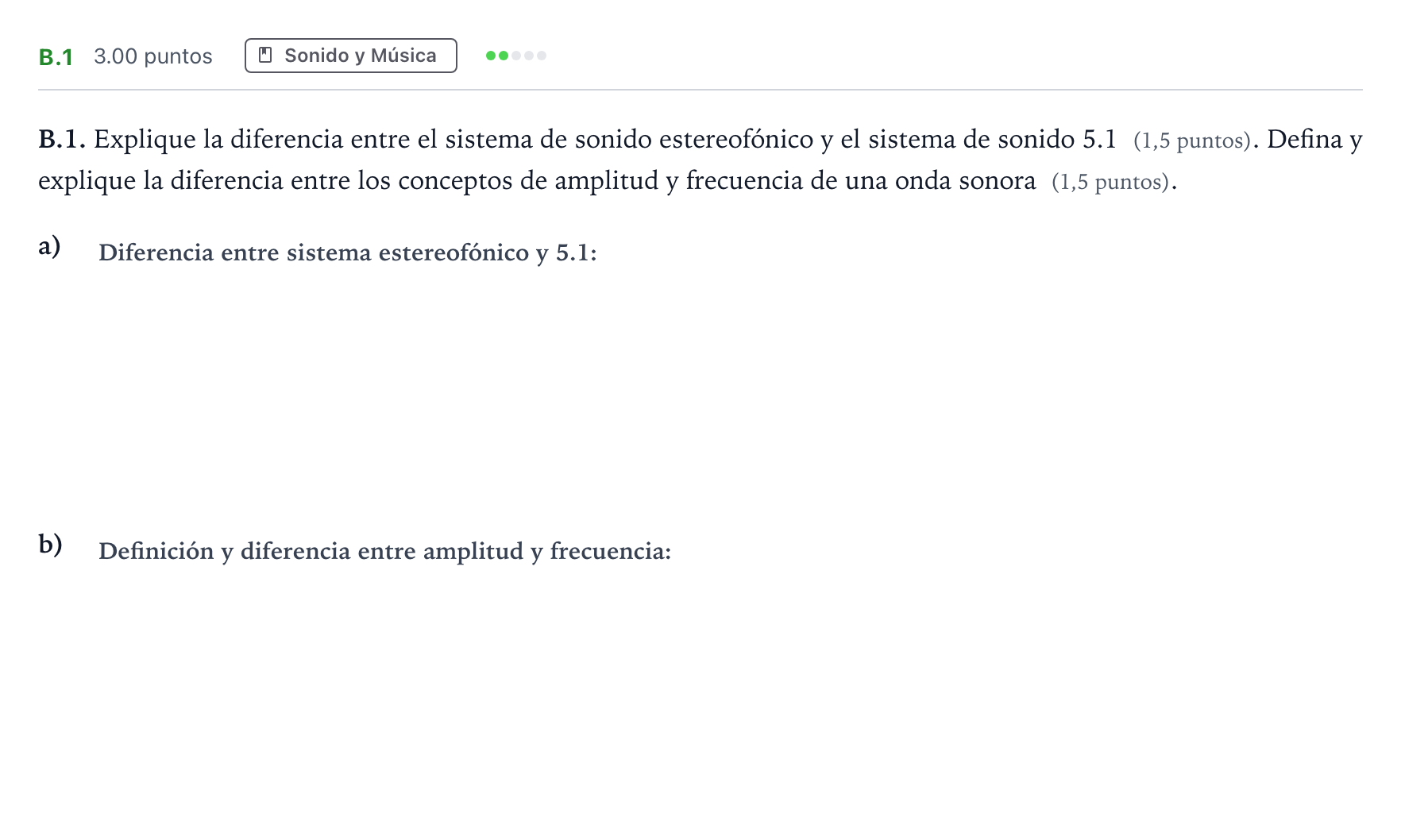 Enunciado: Ejercicio B.1 · Cultura Audiovisual II PAU Madrid Modelo 2022