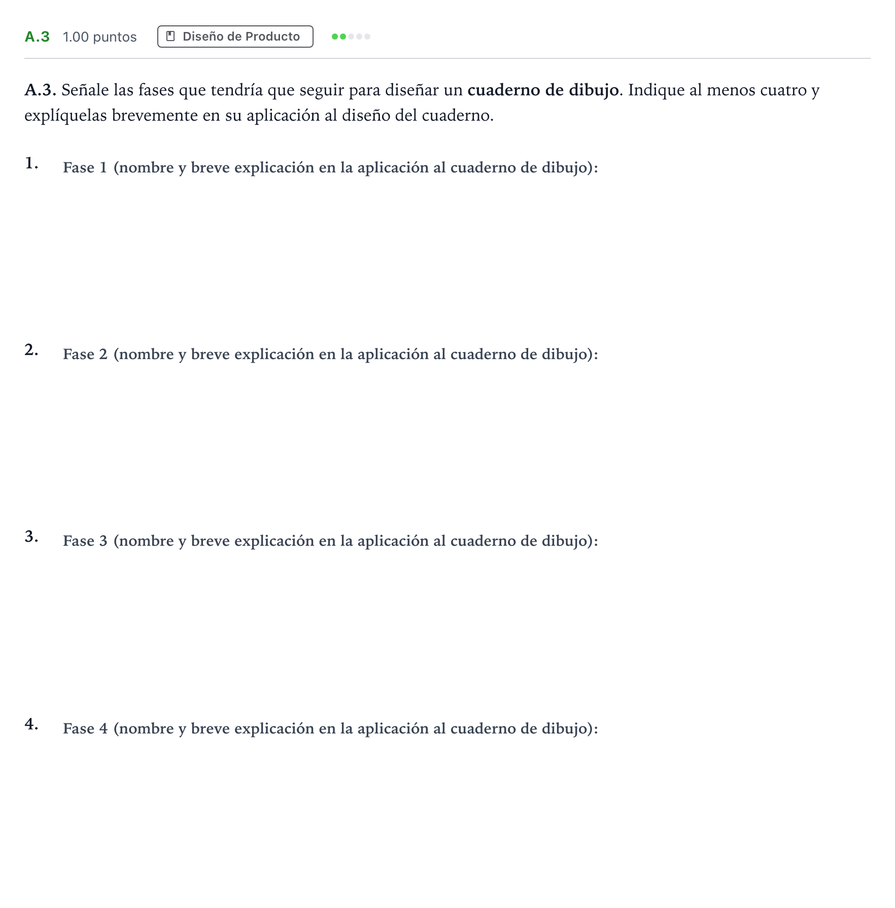 Enunciado: Ejercicio A.3 · Diseño PAU Madrid Modelo 2022