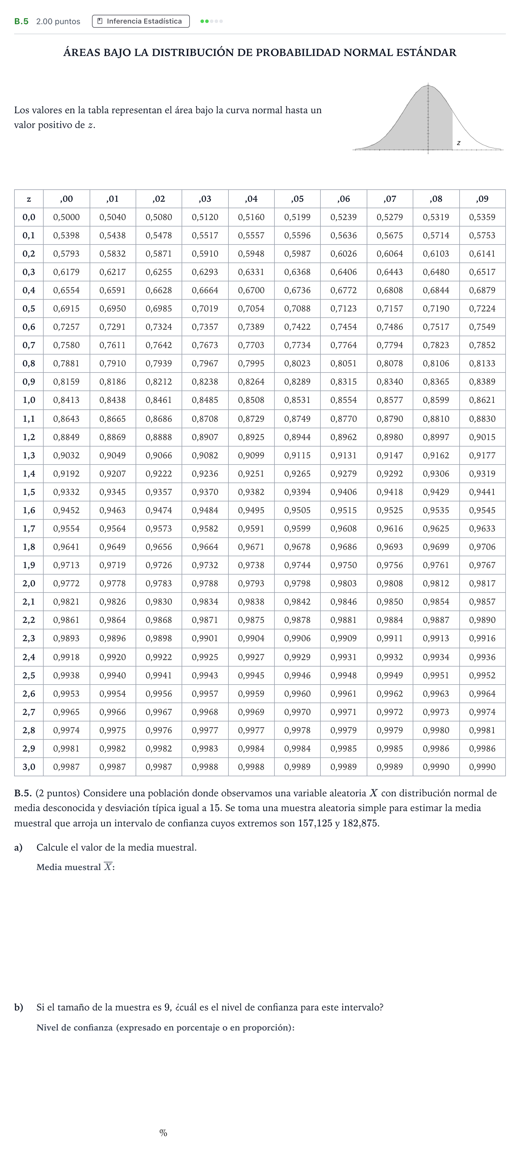 Enunciado: Ejercicio B.5 · Matemáticas aplicadas a las Ciencias Sociales II PAU Madrid Extraordinaria 2022