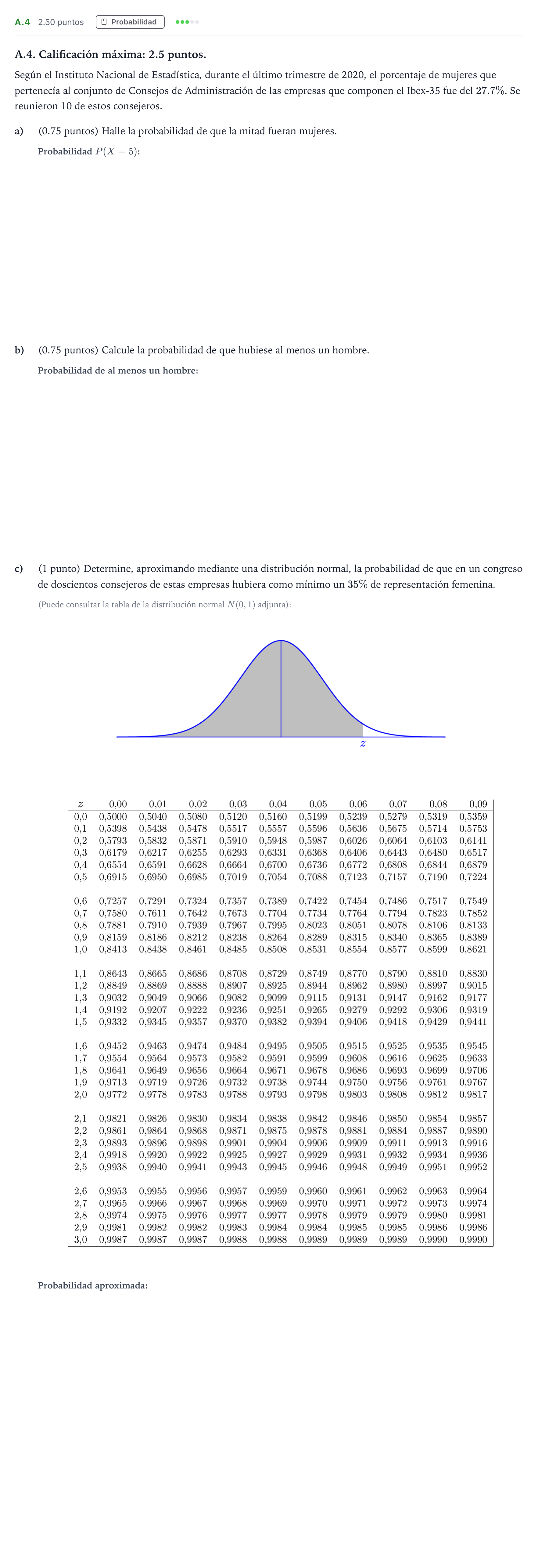 Enunciado: Ejercicio A.4 · Matemáticas II PAU Madrid Ordinaria 2022