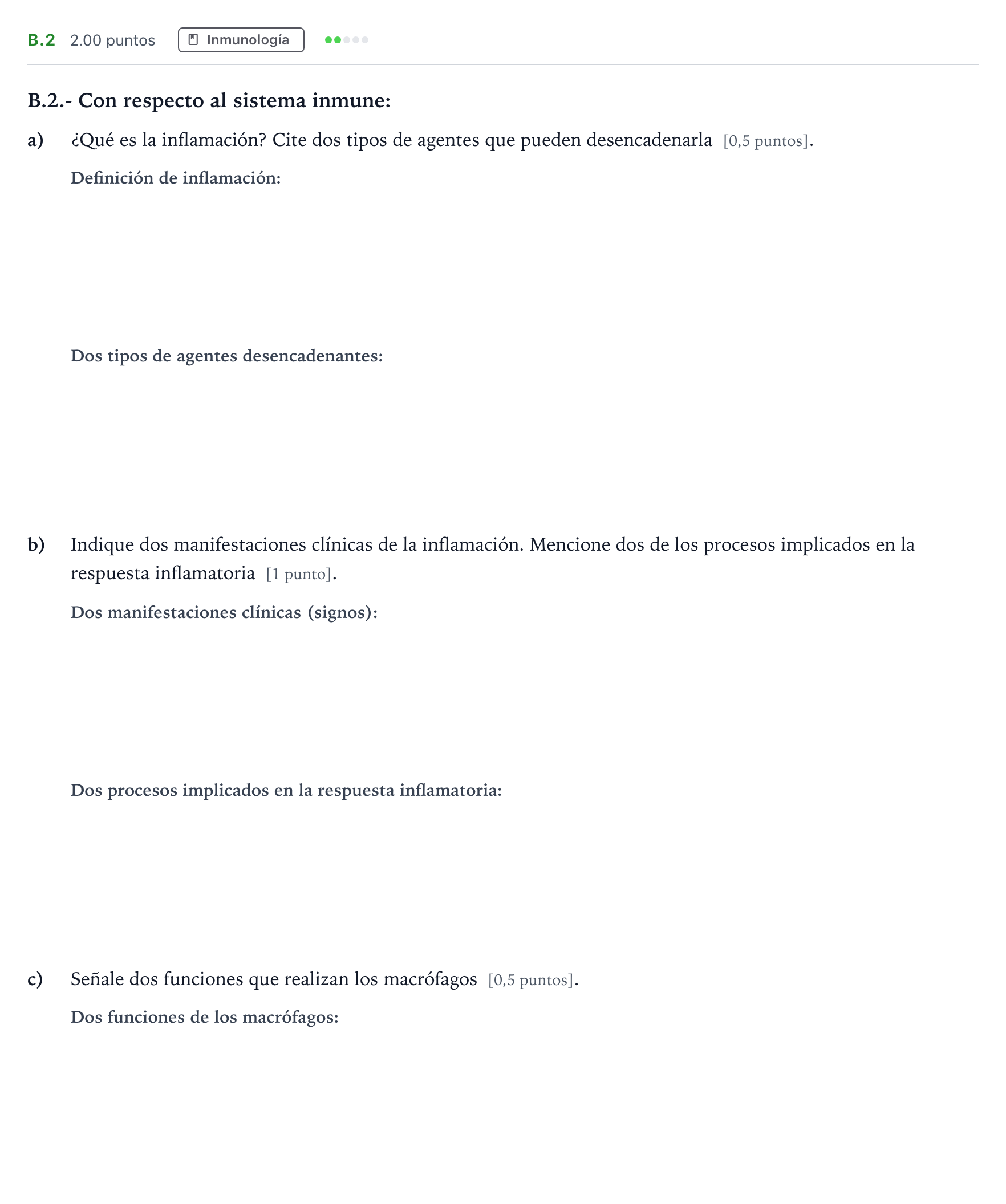 Enunciado: Ejercicio B.2 · Biología PAU Madrid Extraordinaria 2023