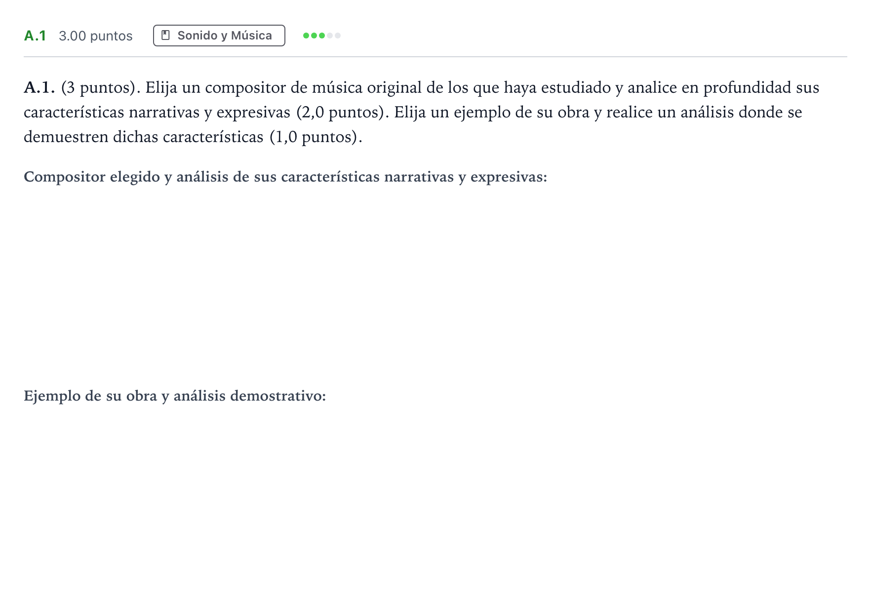 Enunciado: Ejercicio A.1 · Cultura Audiovisual II PAU Madrid Ordinaria 2023