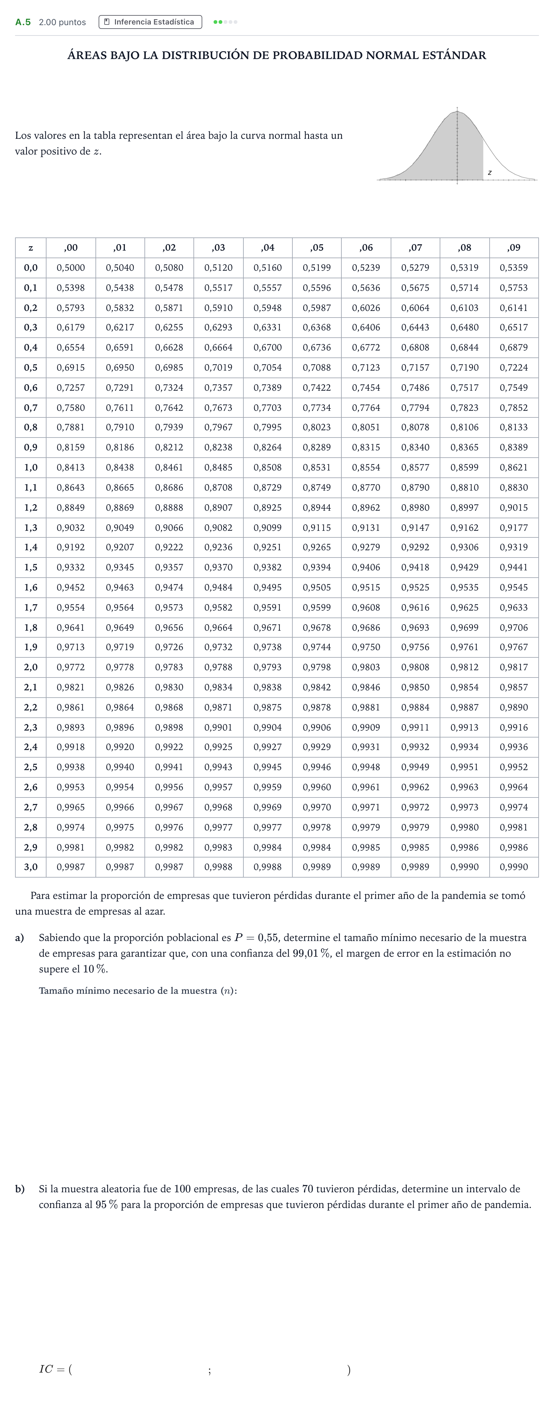 Enunciado: Ejercicio A.5 · Matemáticas aplicadas a las Ciencias Sociales II PAU Madrid Extraordinaria 2023