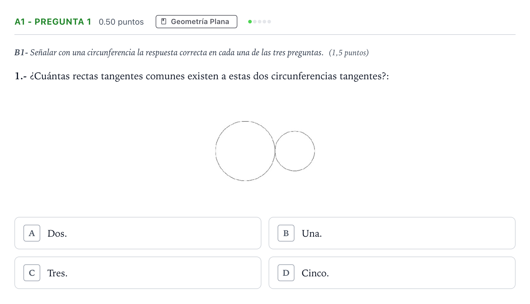 Enunciado: Ejercicio A1 - Pregunta 1 · Dibujo Técnico Aplicado a las Artes Plásticas y al Diseño II PAU Madrid Extraordinaria 2024