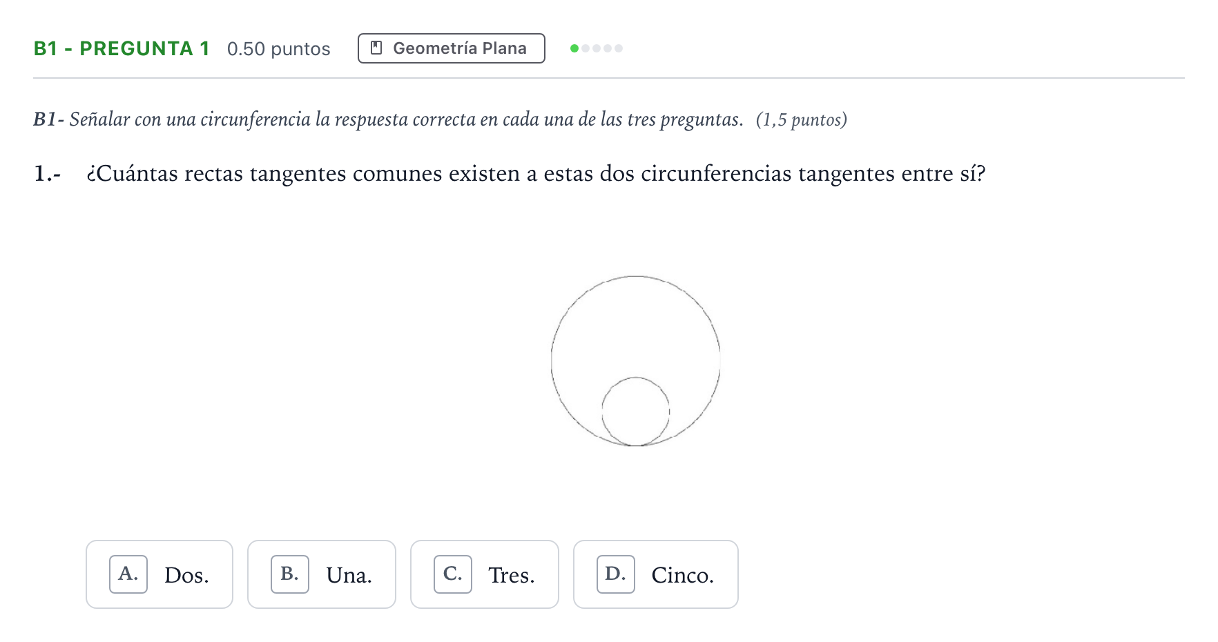 Enunciado: Ejercicio B1 - Pregunta 1 · Dibujo Técnico Aplicado a las Artes Plásticas y al Diseño II PAU Madrid Extraordinaria 2024