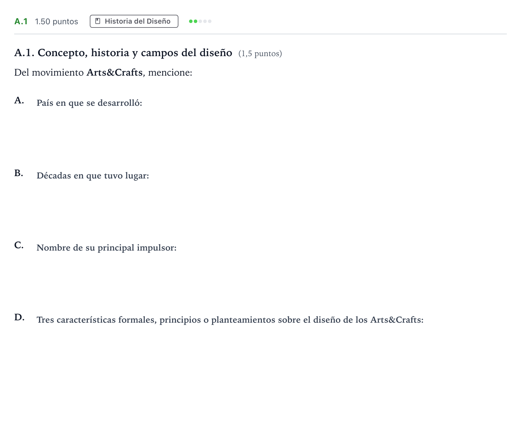 Enunciado: Ejercicio A.1 · Diseño PAU Madrid Ordinaria 2024