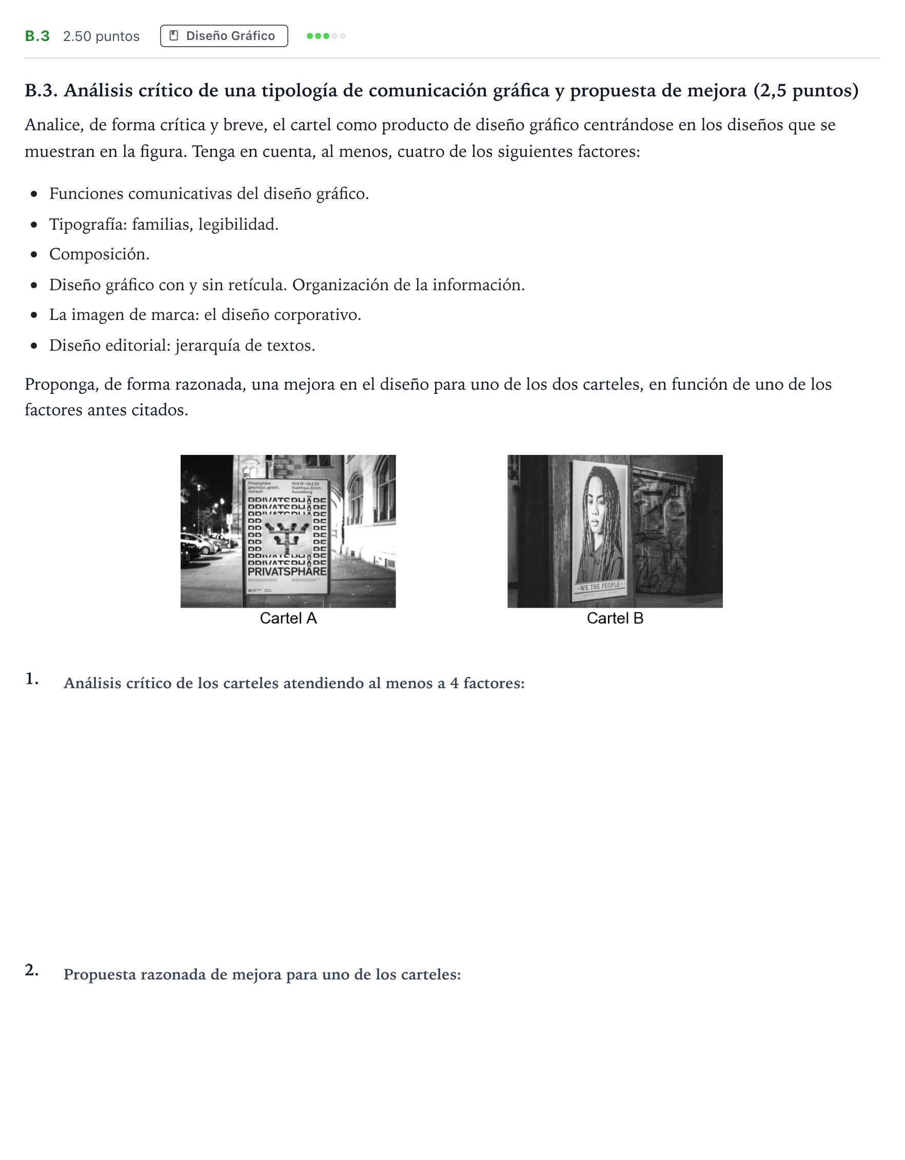 Enunciado: Ejercicio B.3 · Diseño PAU Madrid Ordinaria 2024