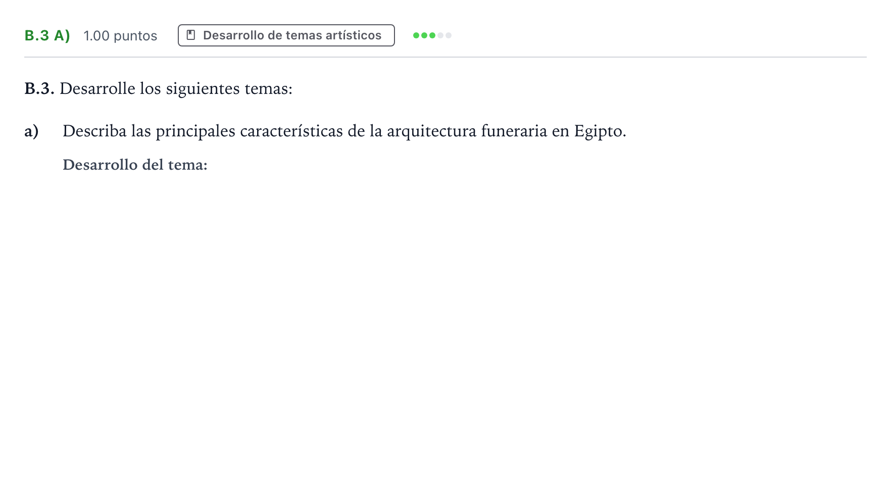 Enunciado: Ejercicio B.3 a) · Fundamentos Artísticos PAU Madrid Ordinaria 2024