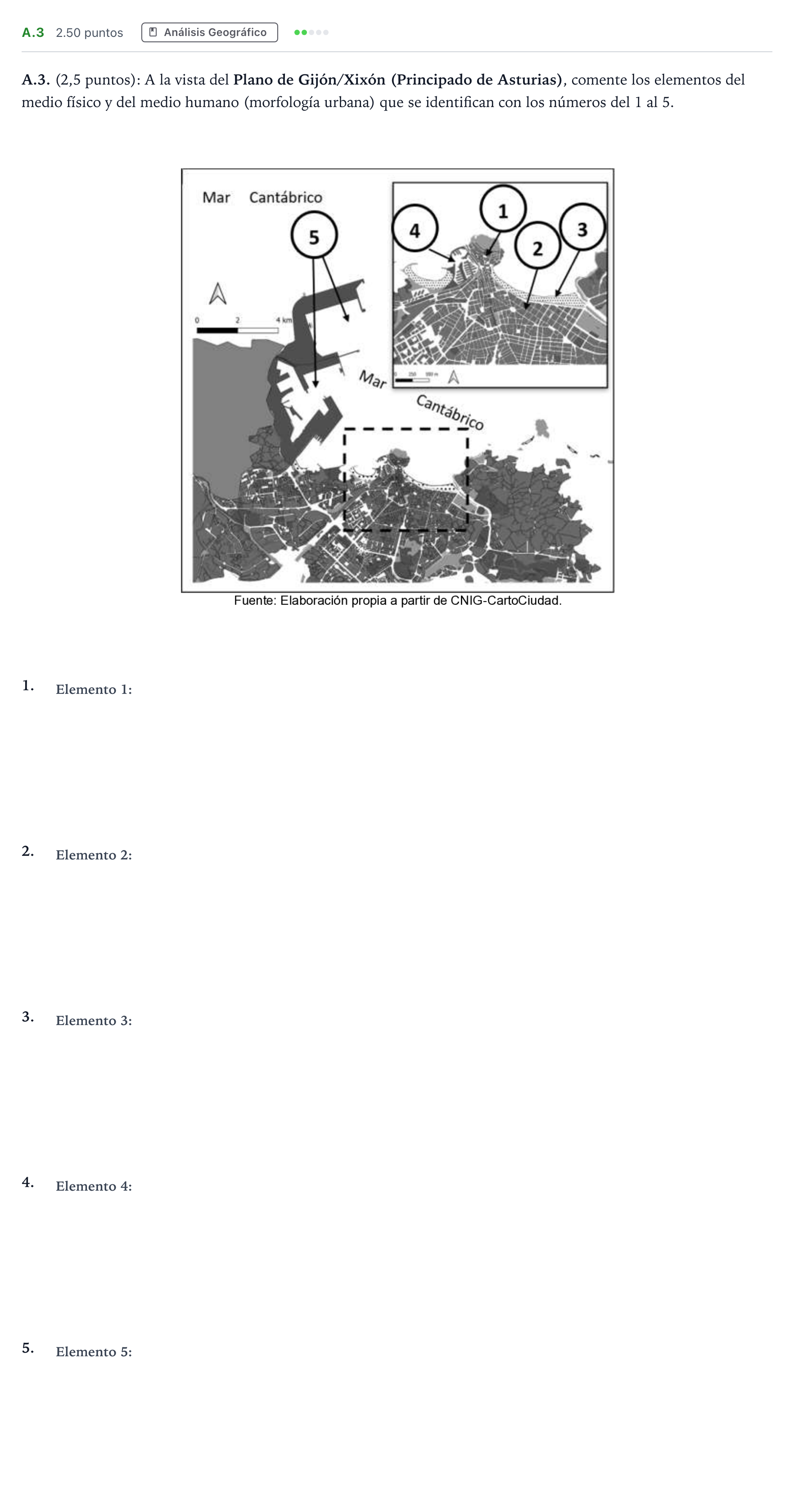 Enunciado: Ejercicio A.3 · Geografía PAU Madrid Extraordinaria 2024