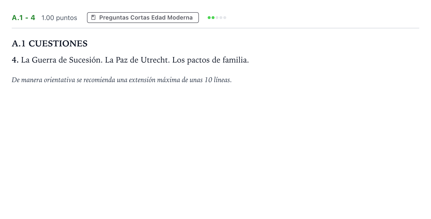 Enunciado: Ejercicio A.1 - 4 · Historia de España PAU Madrid Extraordinaria 2024
