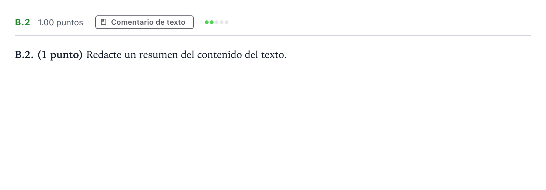 Enunciado: Ejercicio B.2 · Lengua Castellana y Literatura II PAU Madrid Ordinaria Lunes 2024