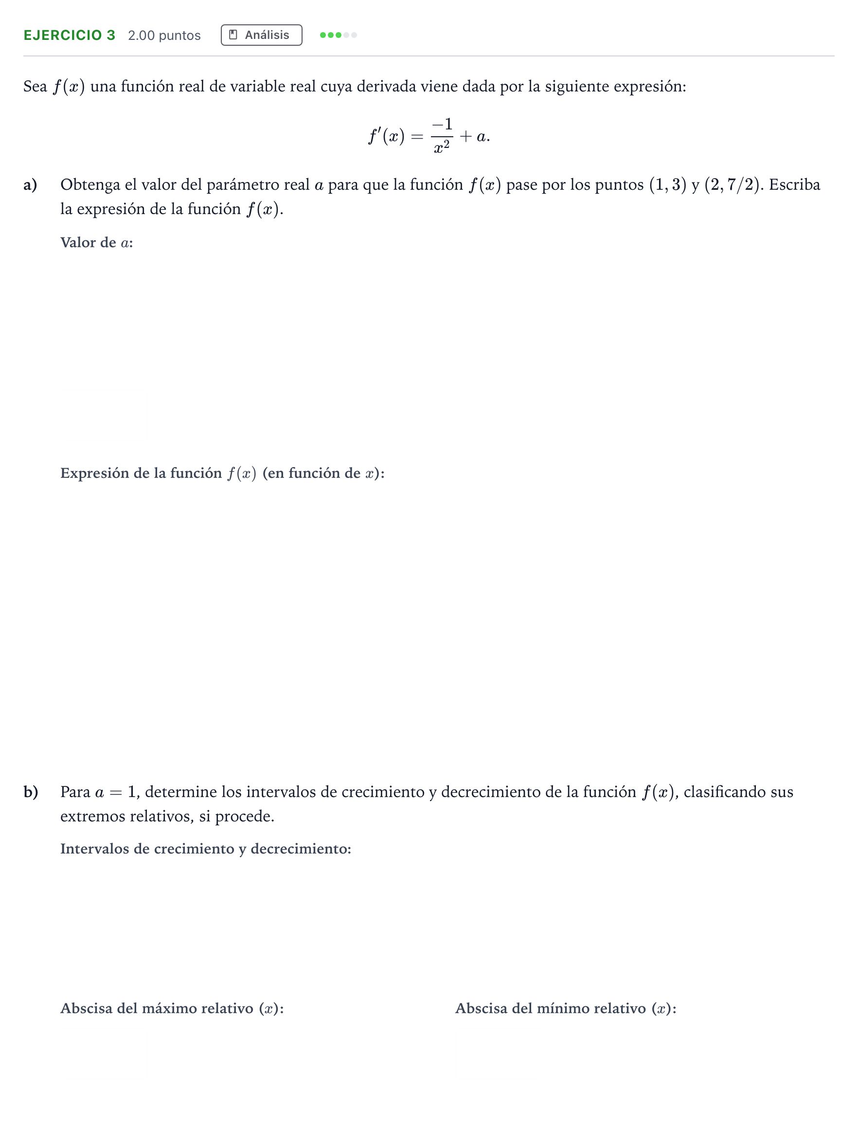 Enunciado: Problema 3 · Matemáticas aplicadas a las Ciencias Sociales II PAU Madrid Extraordinaria 2024