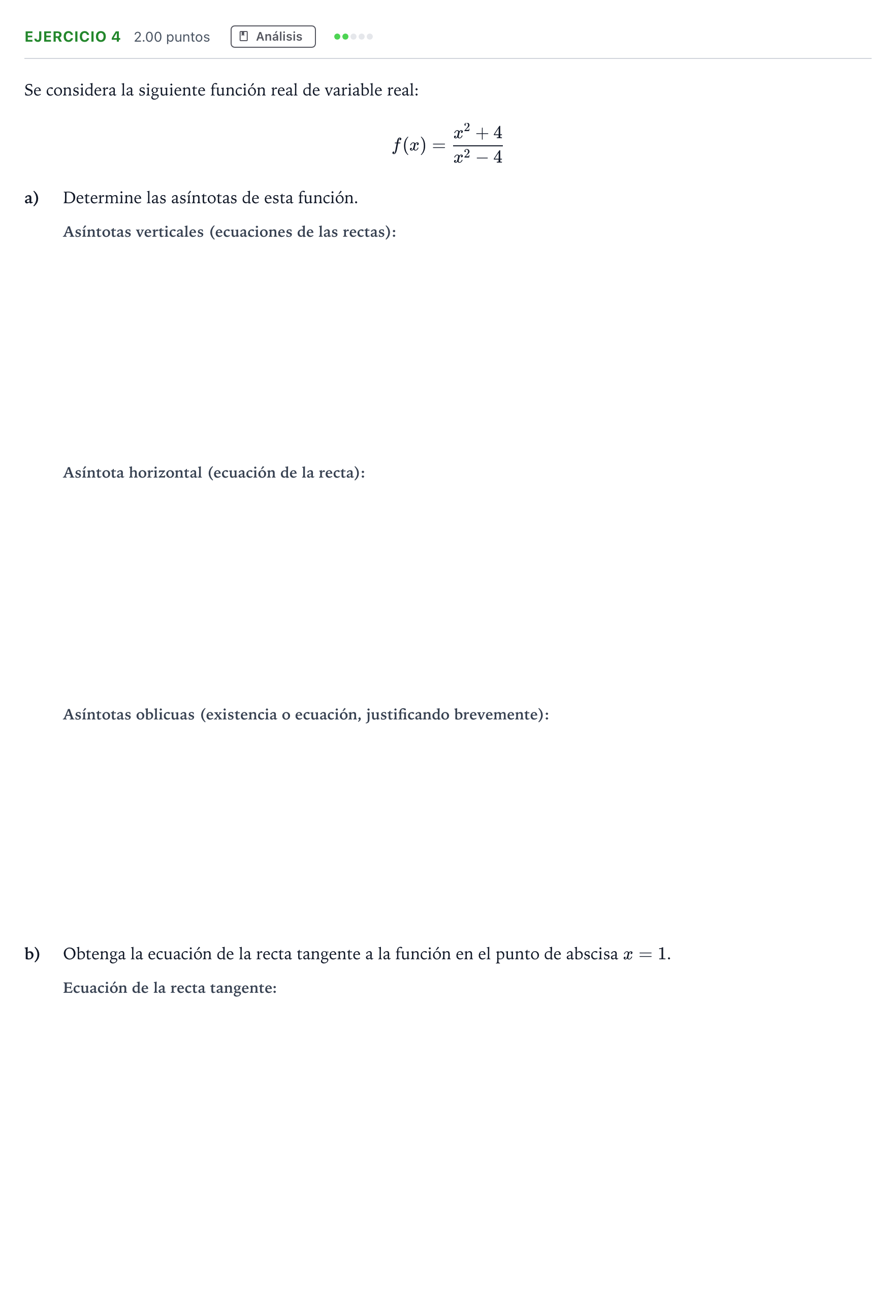 Enunciado: Problema 4 · Matemáticas aplicadas a las Ciencias Sociales II PAU Madrid Extraordinaria 2024