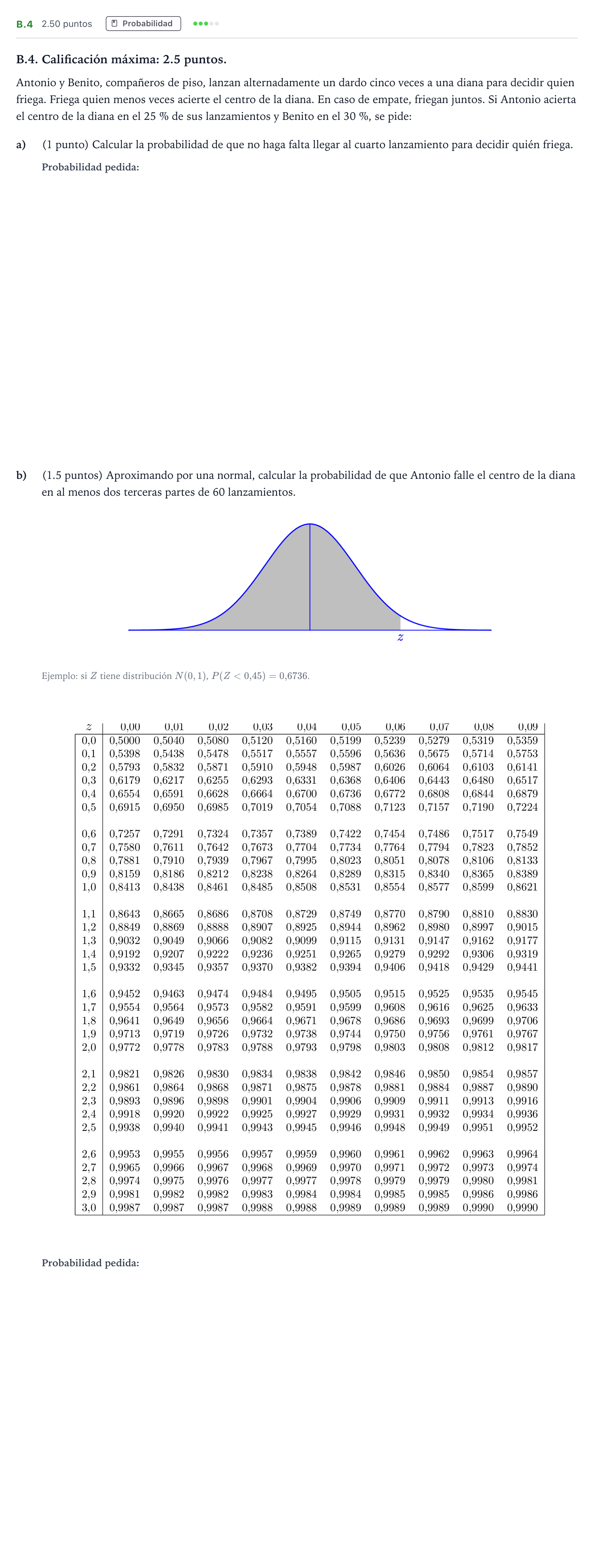 Enunciado: Ejercicio B.4 · Matemáticas II PAU Madrid Extraordinaria 2024