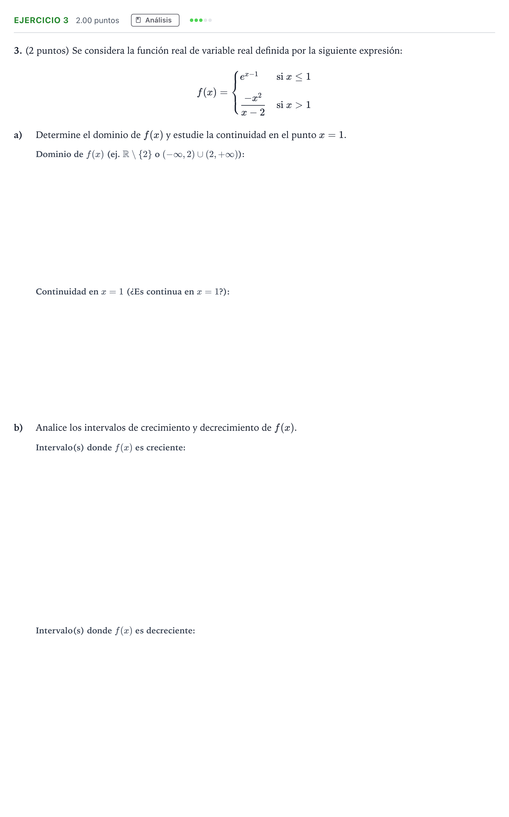 Enunciado: Problema 3 · Matemáticas aplicadas a las Ciencias Sociales II PAU Madrid Ordinaria Coincidencias 2024