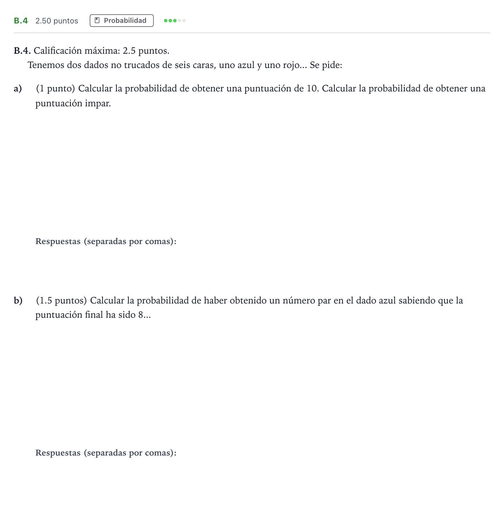 Enunciado: Ejercicio B.4 · Matemáticas II PAU Madrid Ordinaria 2024