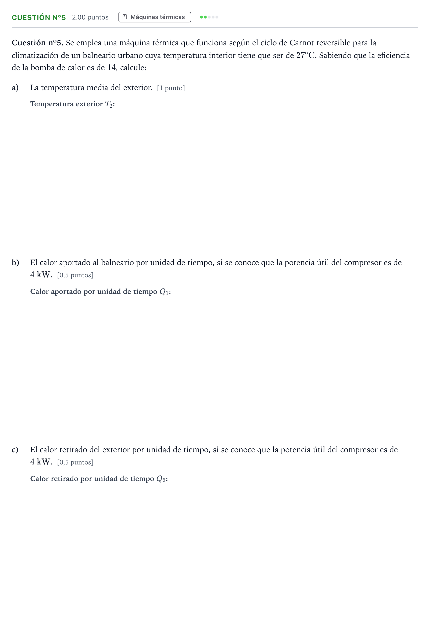 Enunciado: Cuestión nº5 · Tecnología e Ingeniería II PAU Madrid Extraordinaria 2024