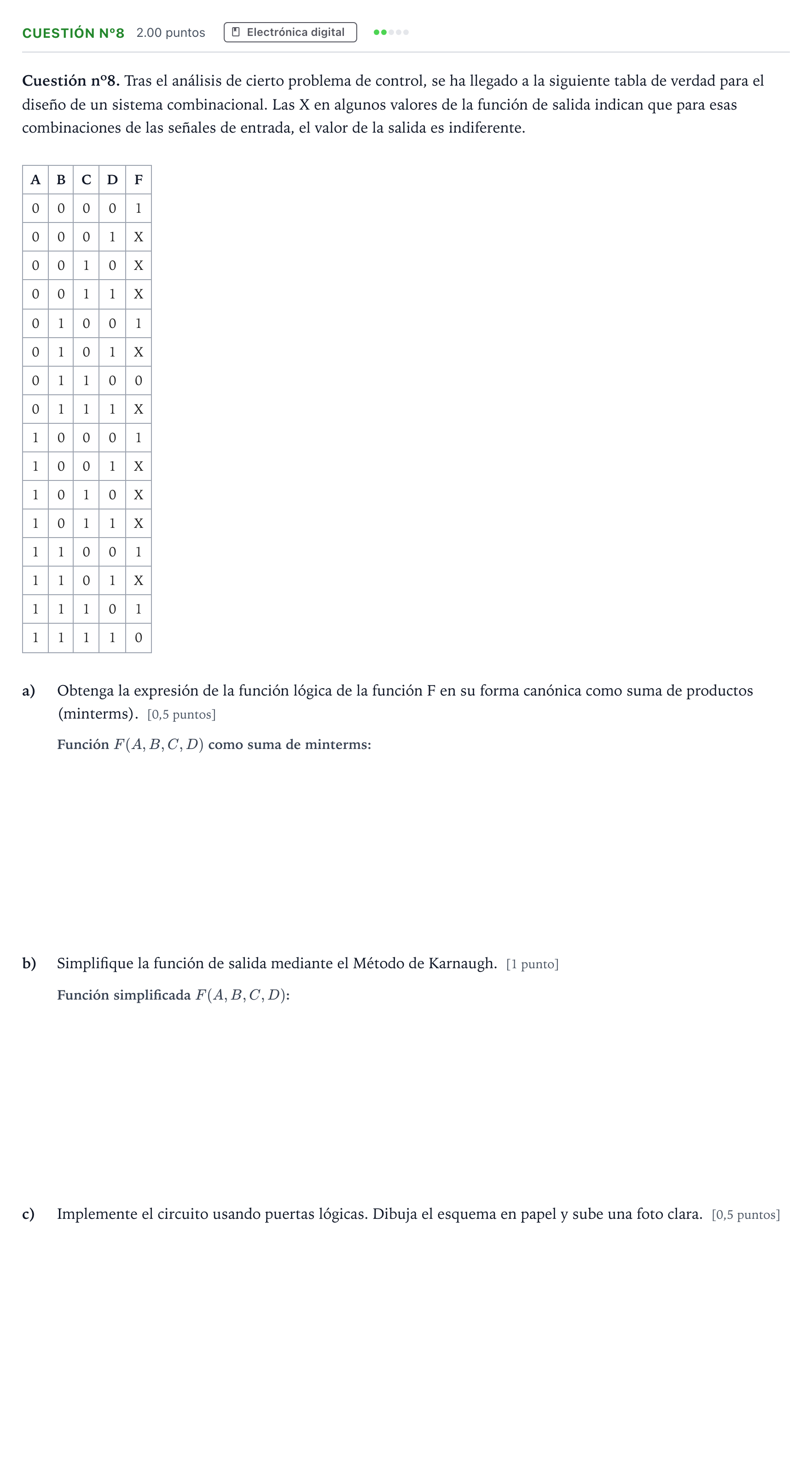 Enunciado: Cuestión nº8 · Tecnología e Ingeniería II PAU Madrid Modelo 2024