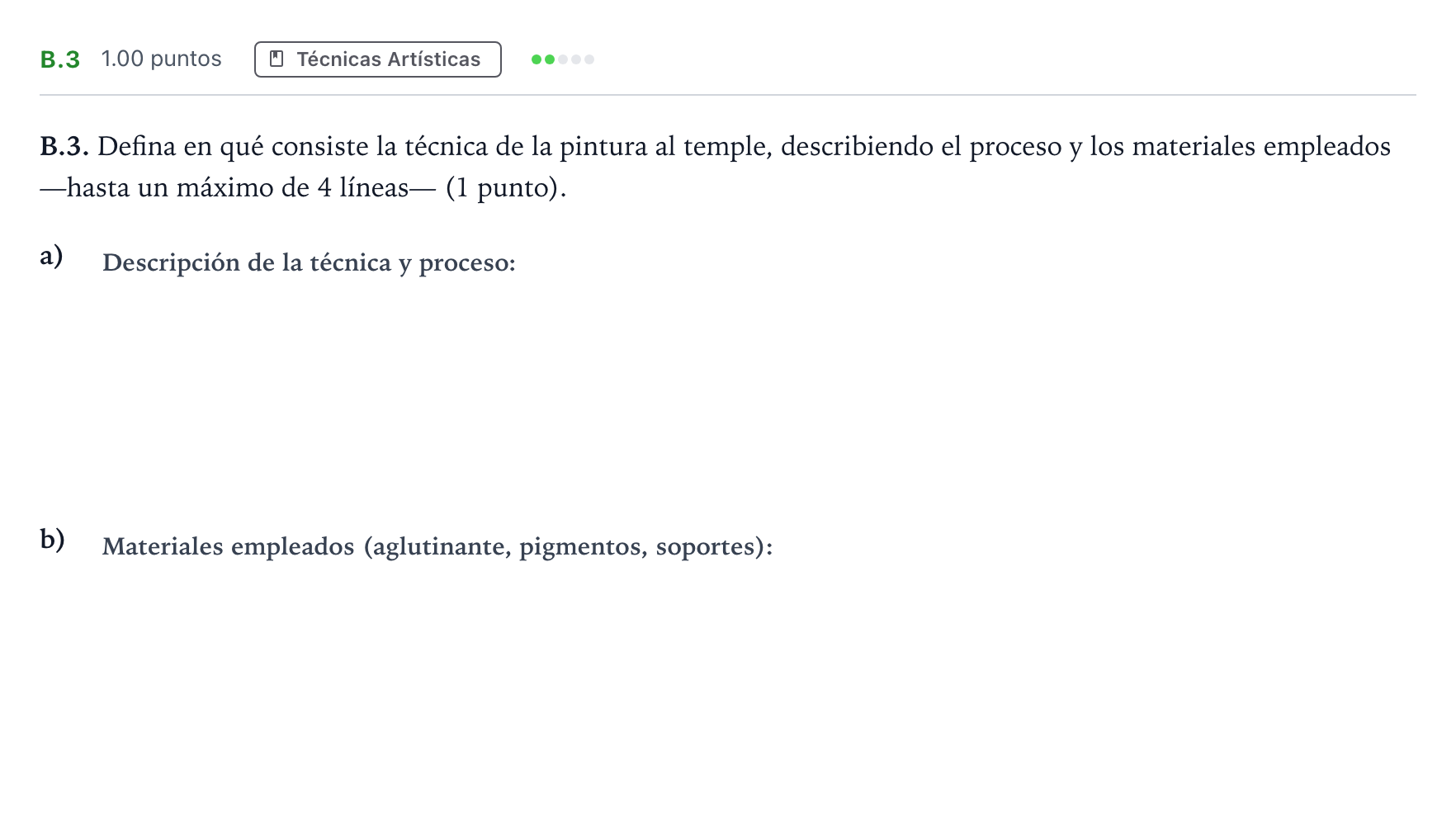 Enunciado: Ejercicio B.3 · Técnicas de Expresión Gráfico-Plástica PAU Madrid Extraordinaria 2024