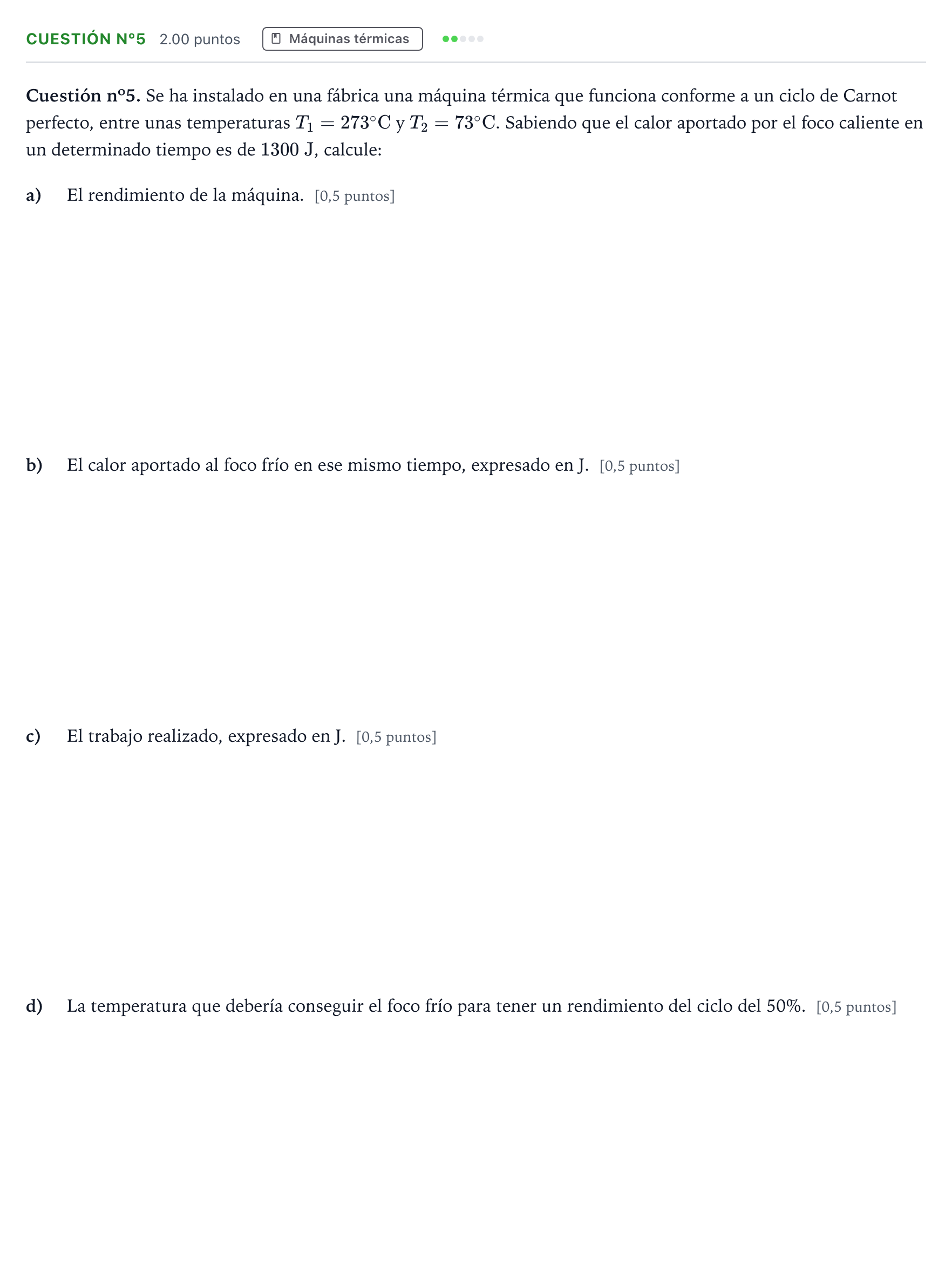 Enunciado: Cuestión nº5 · Tecnología e Ingeniería II PAU Madrid Ordinaria 2024