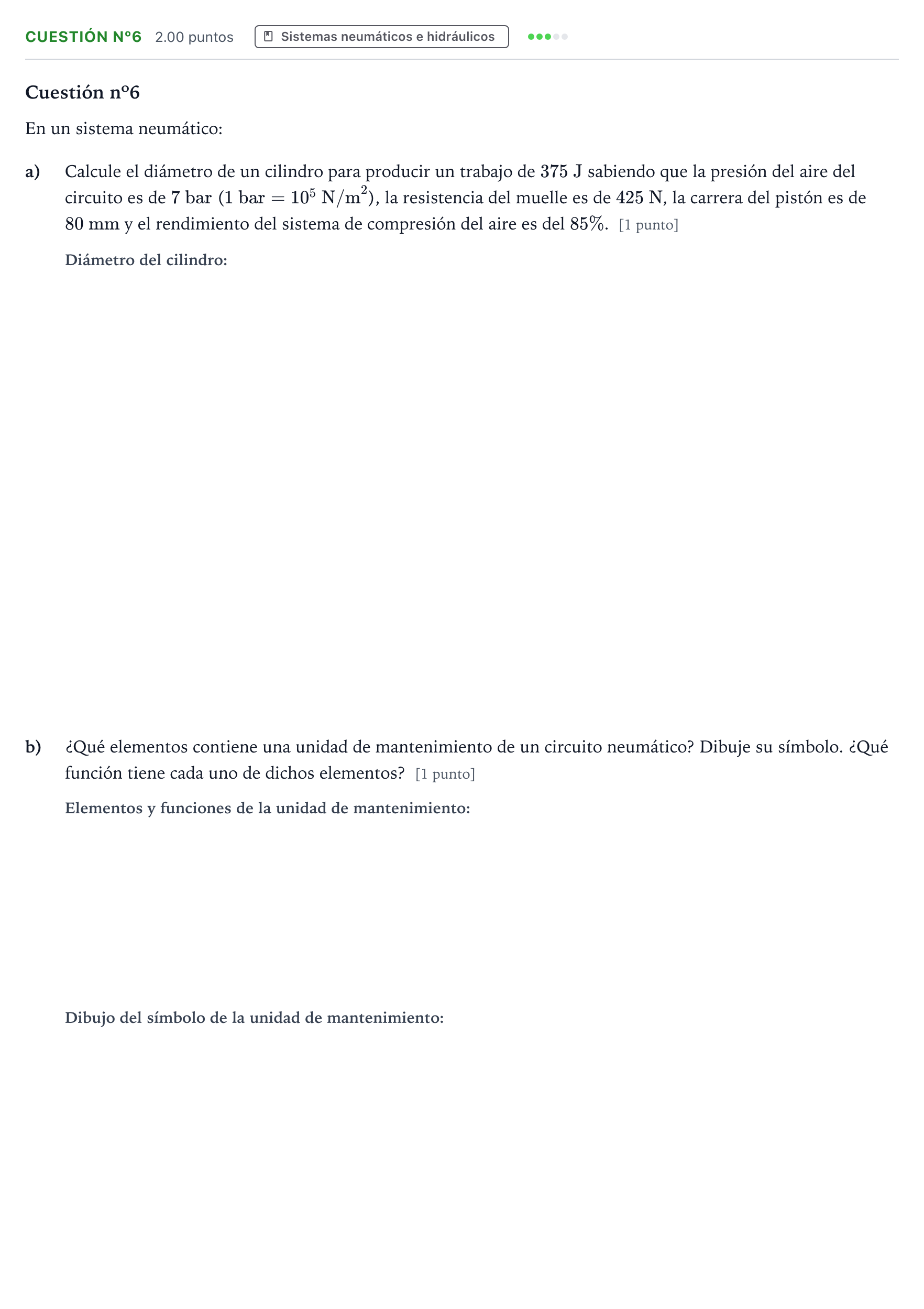 Enunciado: Cuestión nº6 · Tecnología e Ingeniería II PAU Madrid Ordinaria 2024