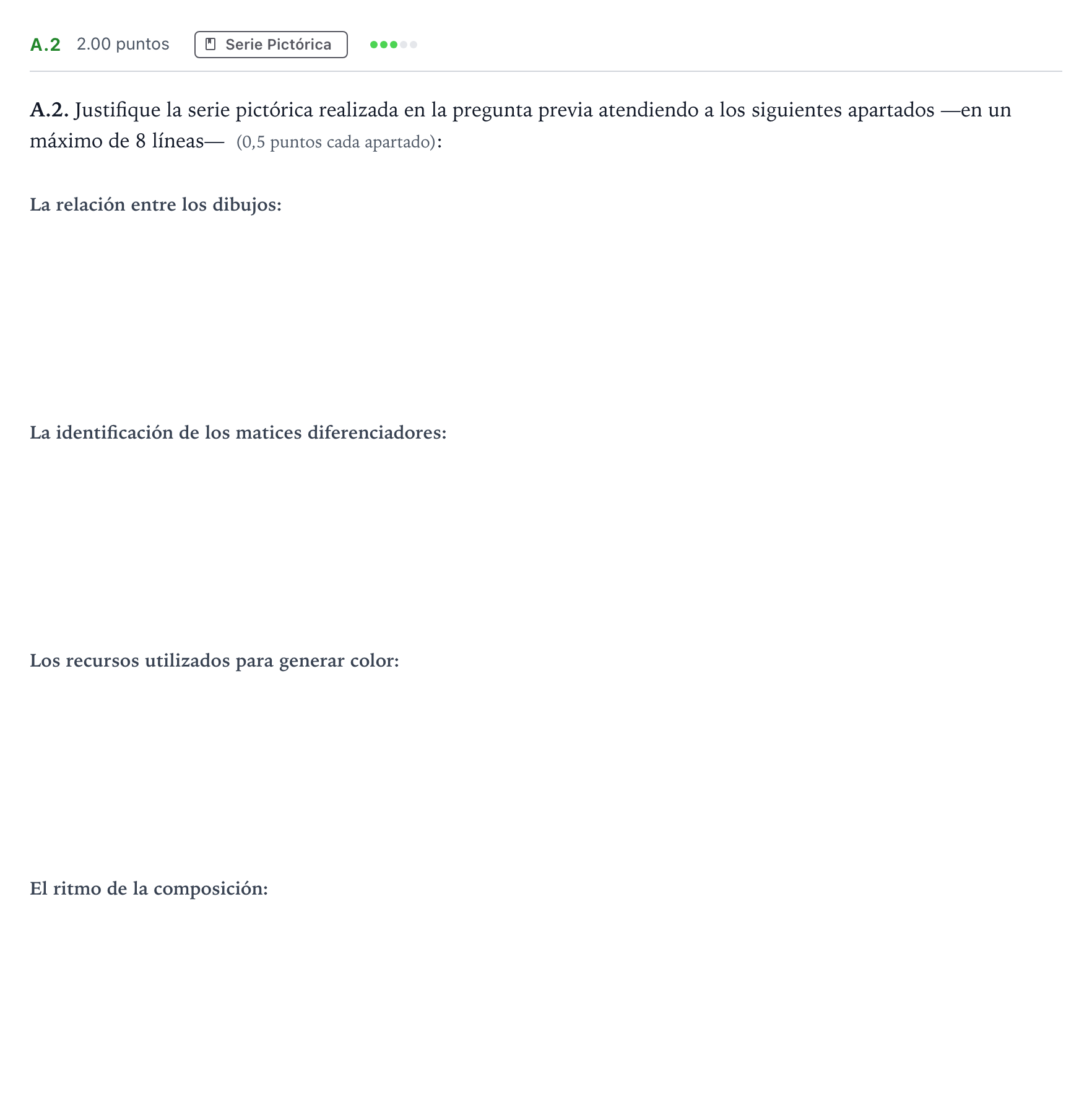 Enunciado: Ejercicio A.2 · Técnicas de Expresión Gráfico-Plástica PAU Madrid Extraordinaria Coincidencias 2024