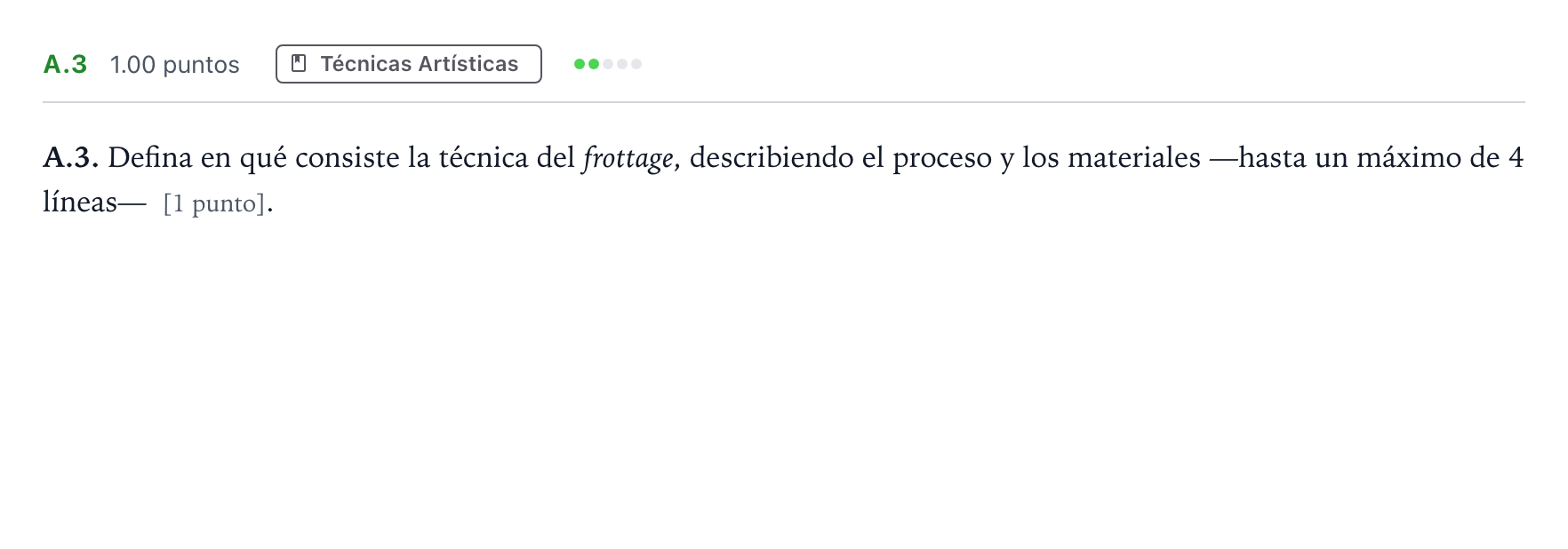 Enunciado: Ejercicio A.3 · Técnicas de Expresión Gráfico-Plástica PAU Madrid Extraordinaria Coincidencias 2024