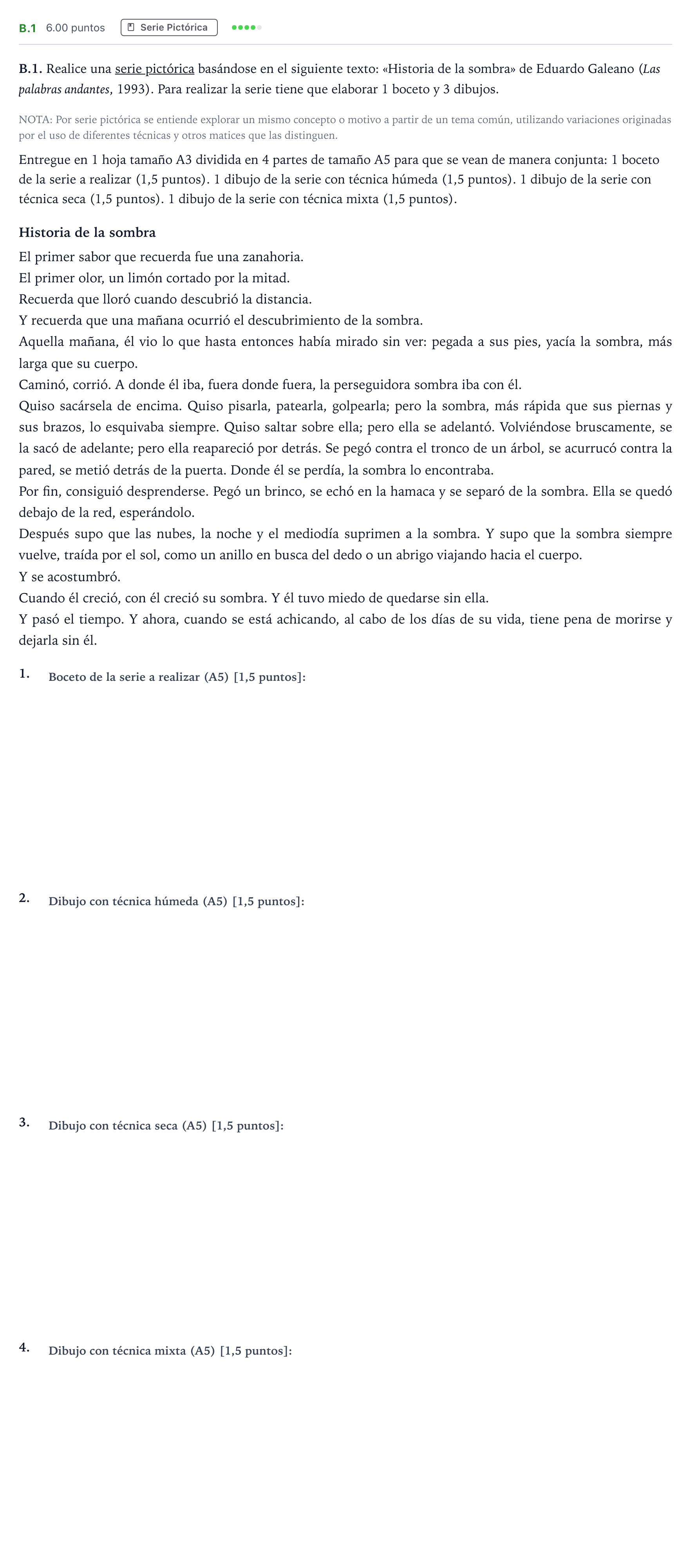 Enunciado: Ejercicio B.1 · Técnicas de Expresión Gráfico-Plástica PAU Madrid Extraordinaria Coincidencias 2024