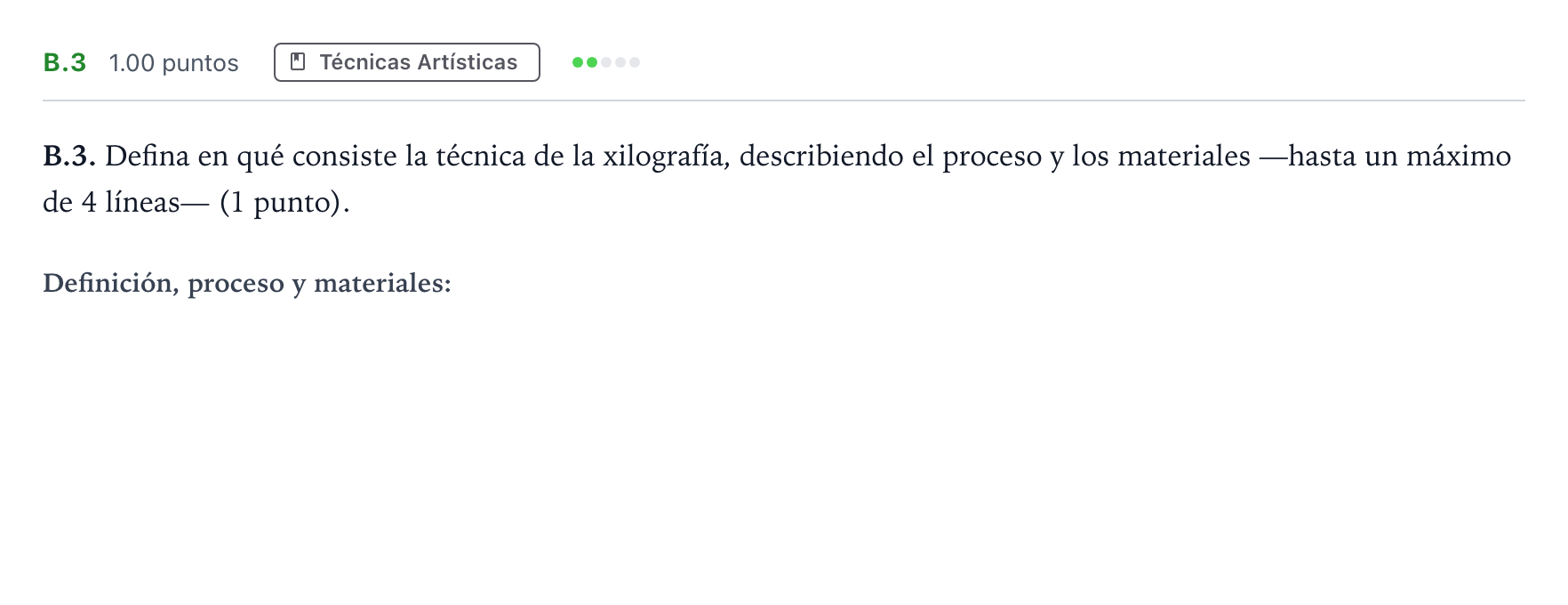 Enunciado: Ejercicio B.3 · Técnicas de Expresión Gráfico-Plástica PAU Madrid Extraordinaria Coincidencias 2024