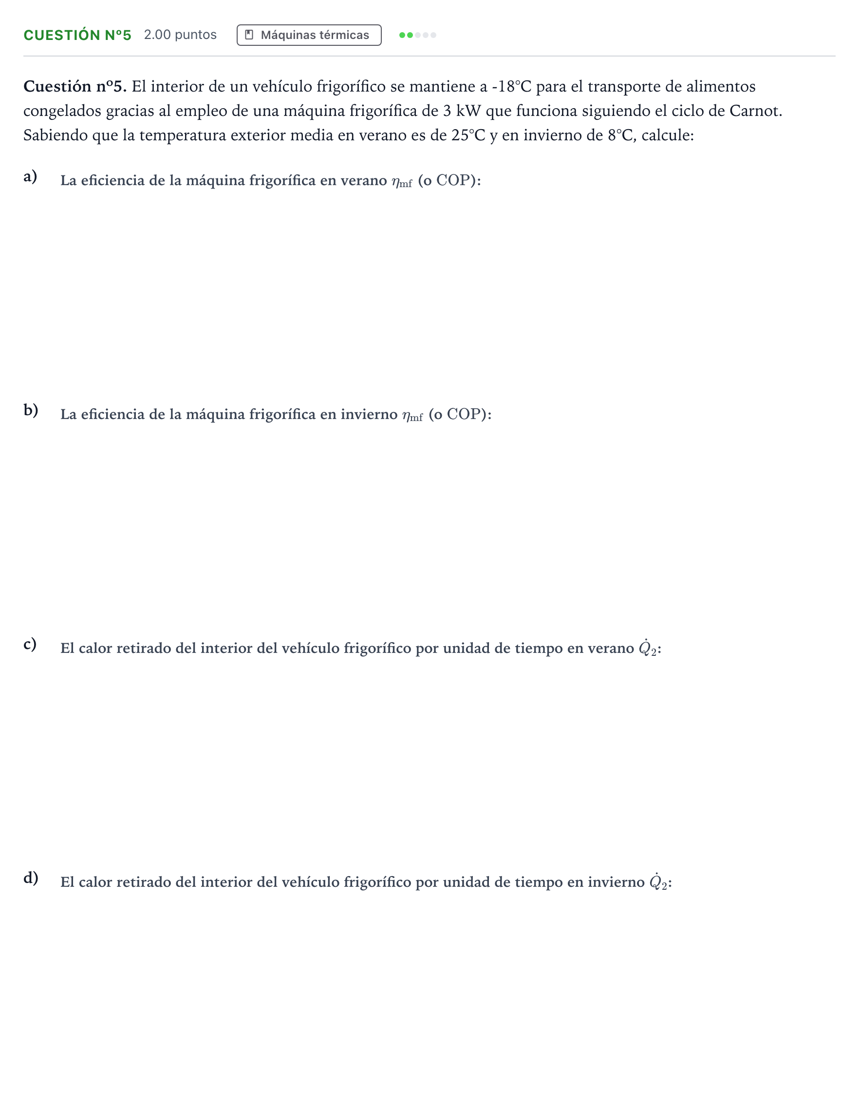 Enunciado: Cuestión nº5 · Tecnología e Ingeniería II PAU Madrid Ordinaria Coincidencias 2024