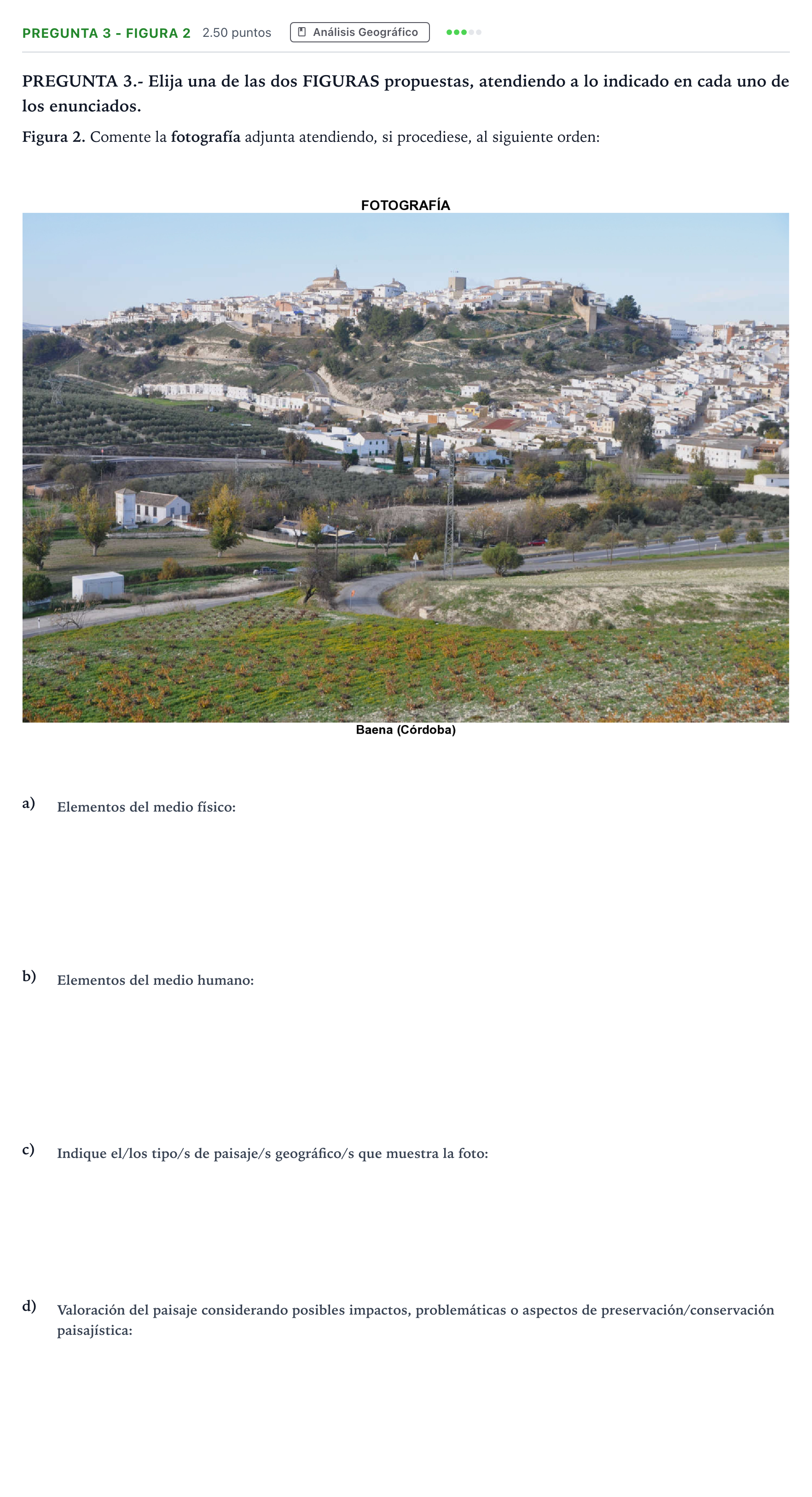 Enunciado: Pregunta 3 - Figura 2 · Geografía PAU Madrid Ordinaria Coincidencias 2025