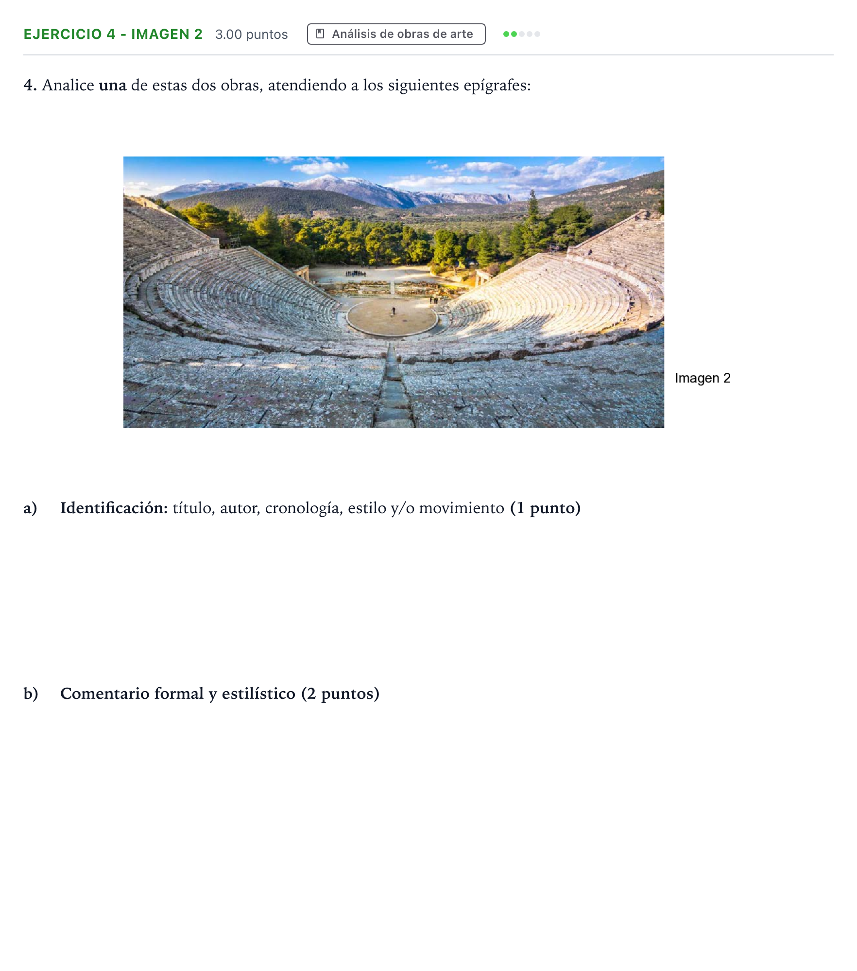 Enunciado: Ejercicio 4 - Imagen 2 · Historia del Arte PAU Madrid Extraordinaria 2025