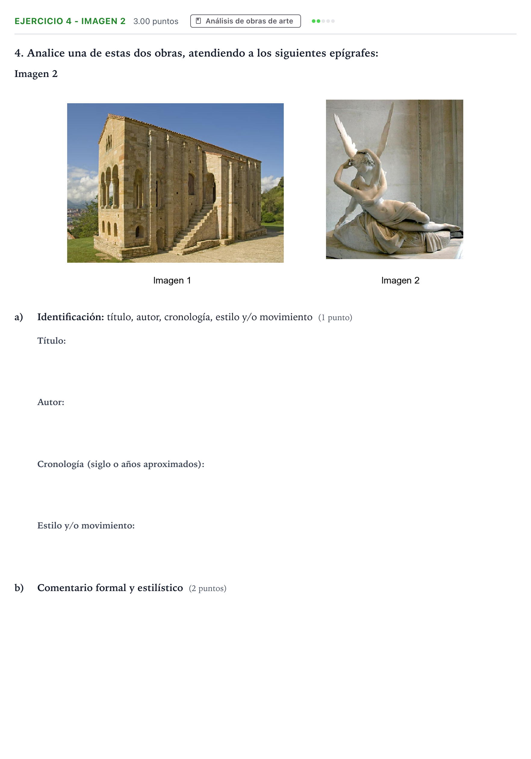 Enunciado: Ejercicio 4 - Imagen 2 · Historia del Arte PAU Madrid Modelo 2025