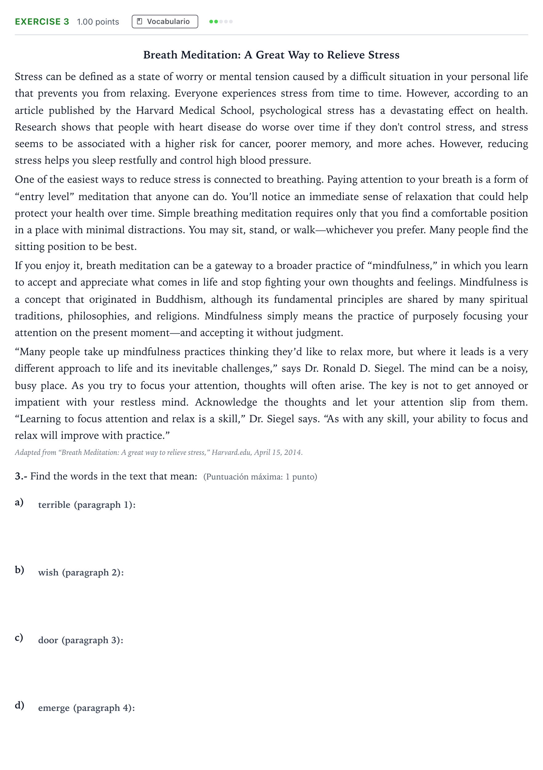 Enunciado: Problema 3 · Inglés PAU Madrid Modelo 2025