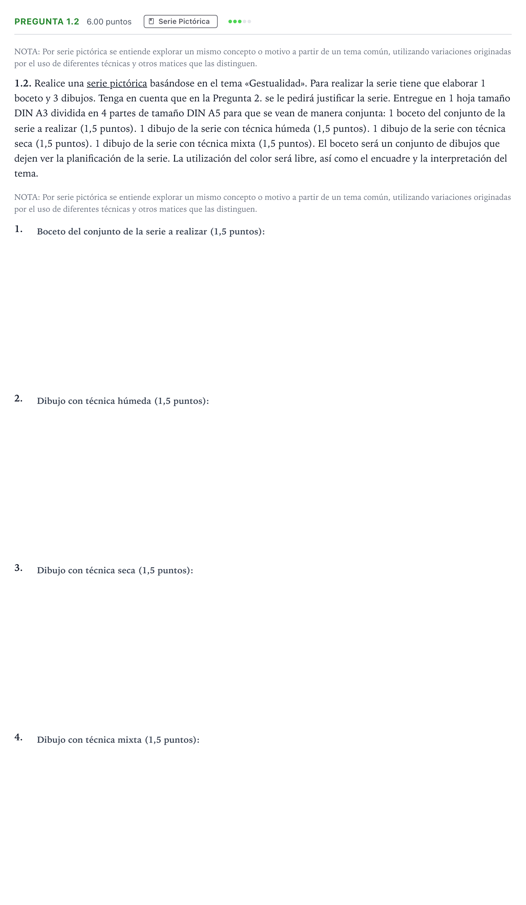 Enunciado: Pregunta 1.2 · Técnicas de Expresión Gráfico-Plástica PAU Madrid Ordinaria 2025