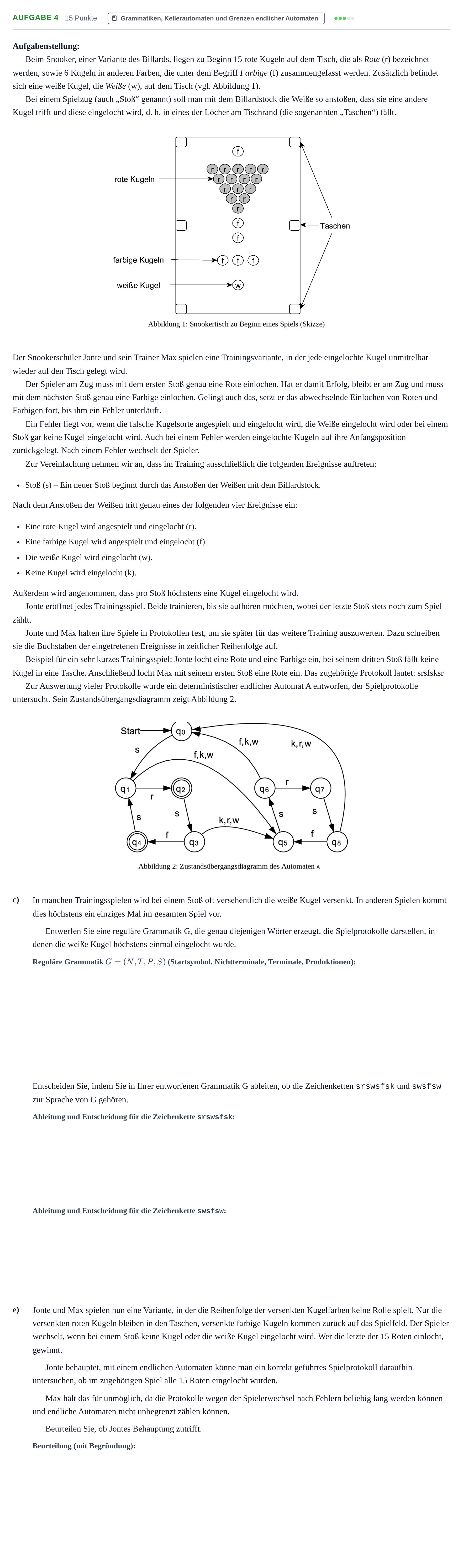 Aufgabenstellung: Aufgabe 4 - Grammatiken, Kellerautomaten und Gren… · Abitur NRW Informatik GK · Haupttermin 2023