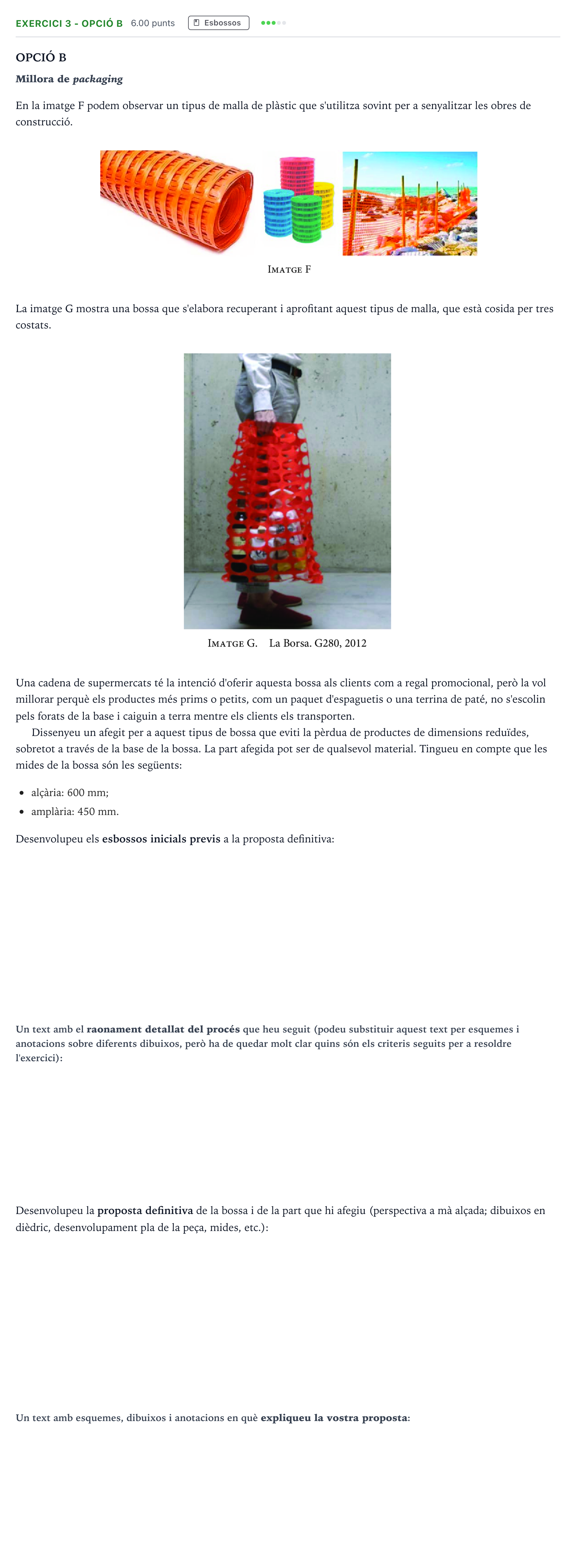 Enunciado: Exercici 3 - Opció B · Diseño Selectividad Cataluña Juny Serie 5 2021