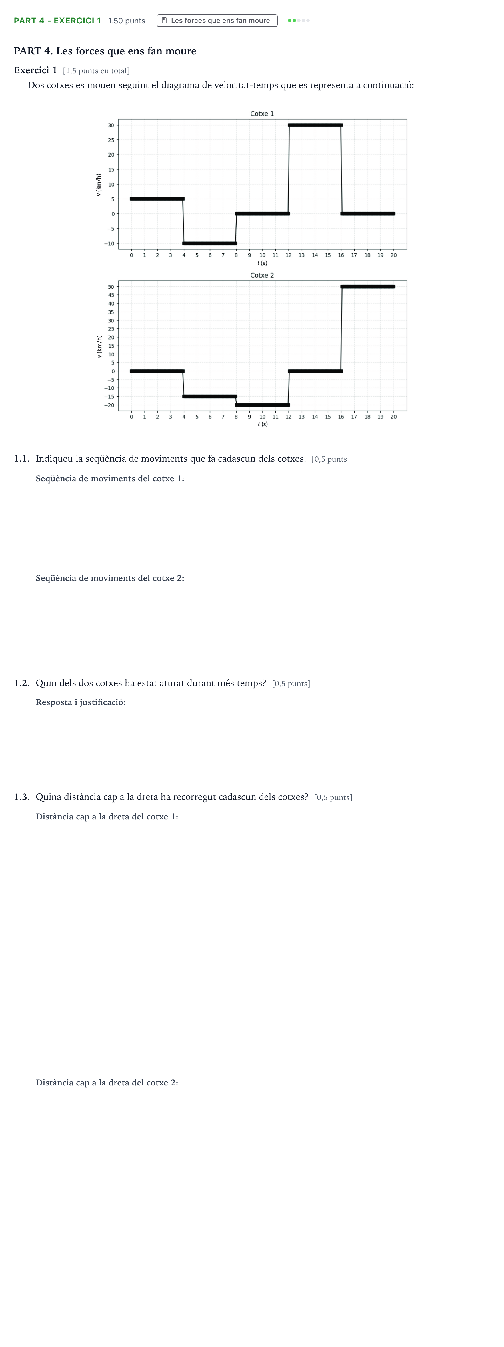 Enunciado: Part 4 - Exercici 1 · Ciencias Generales Selectividad Cataluña Juny Serie 1 2025