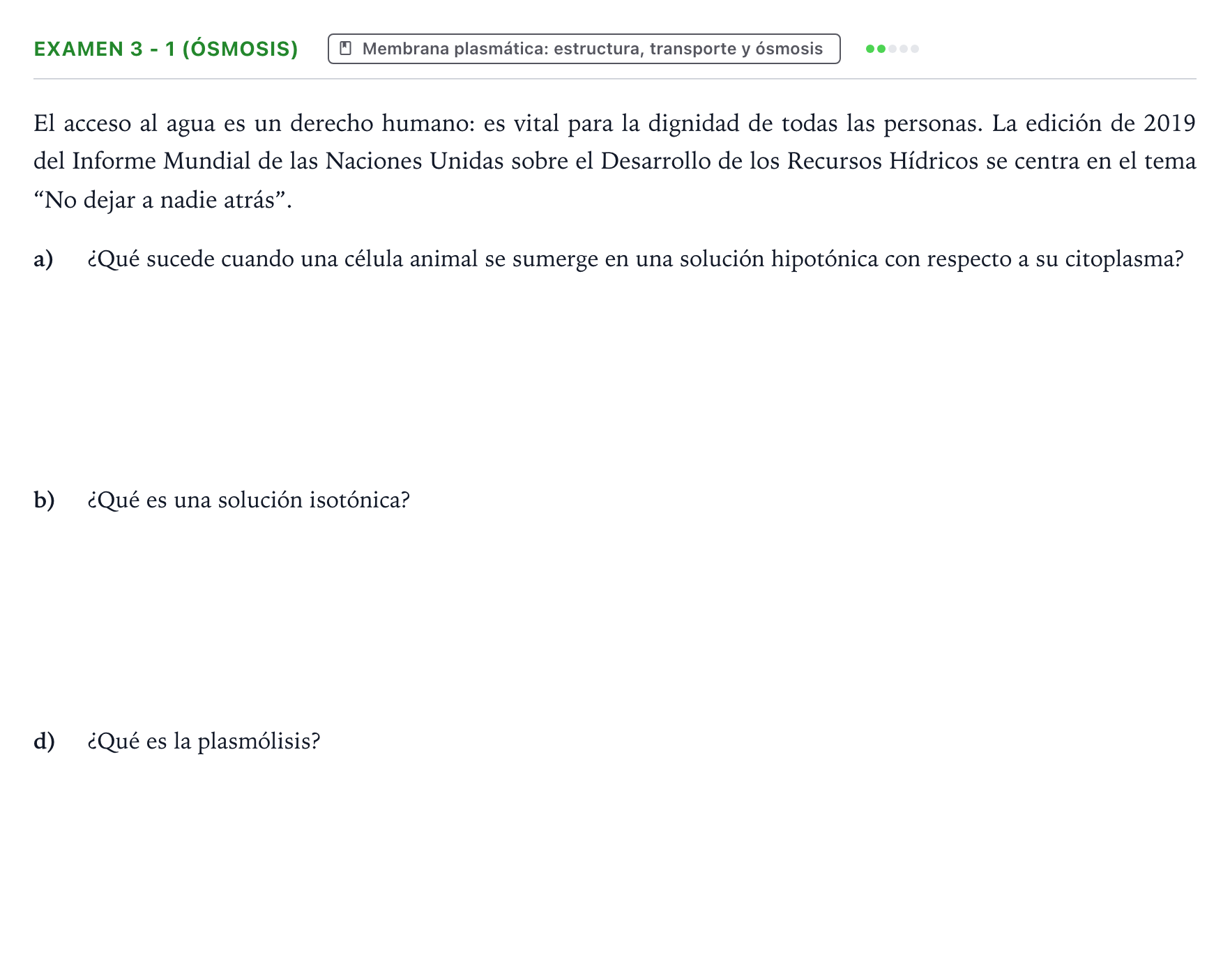 Enunciado: Ejercicio Examen 3 - 1 (Ósmosis) · Biología PAU Canarias Preguntas-Ebau.pdf