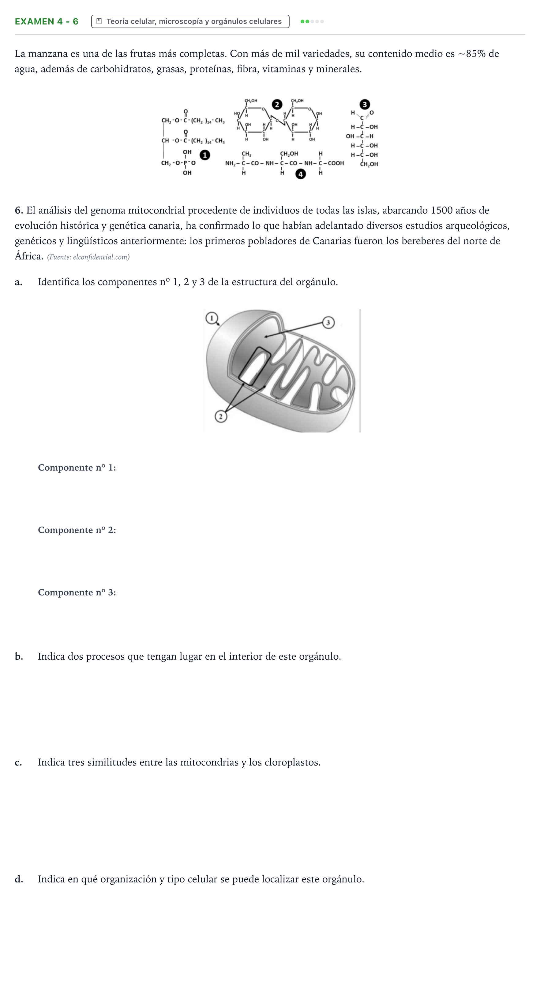 Enunciado: Ejercicio Examen 4 - 6 · Biología PAU Canarias Preguntas-Ebau.pdf